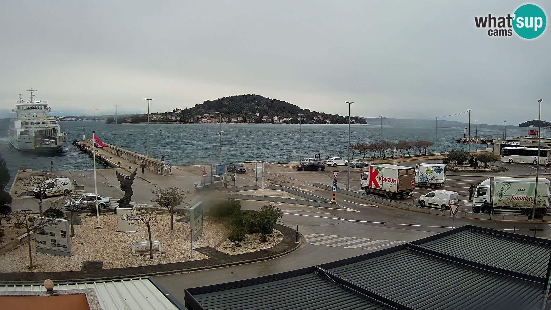Webcam Ugljan – Preko Ferry to Zadar