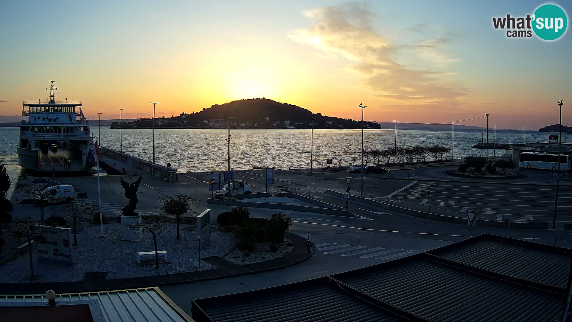 Webcam Ugljan – Preko Ferry to Zadar