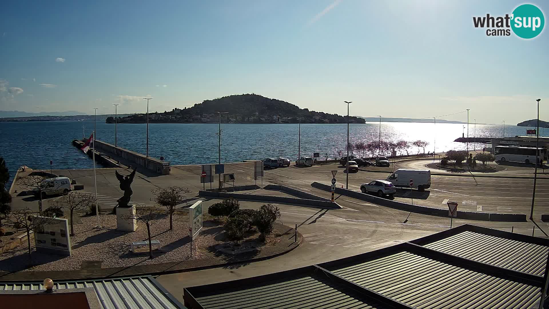 Webcam Ugliano – terminal traghetto da Preko a Zara