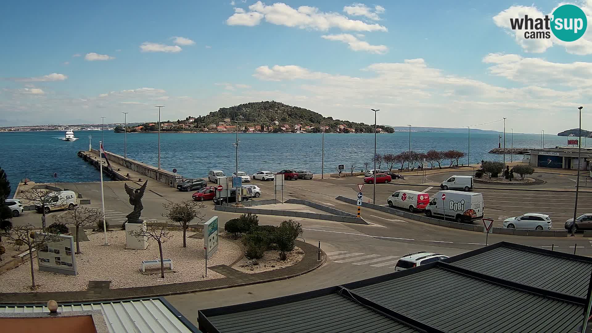 Webcam Ugljan – Preko Ferry to Zadar
