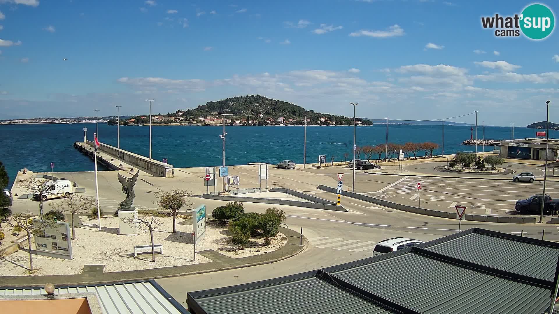 Webcam Ugliano – terminal traghetto da Preko a Zara