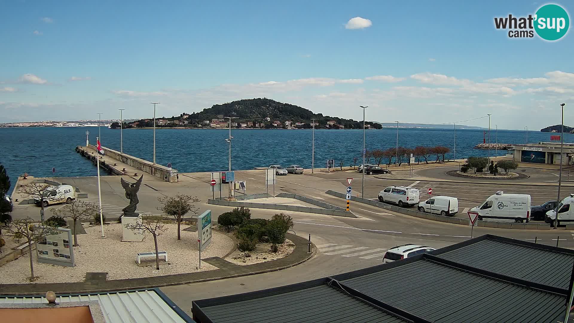 Webcam Ugliano – terminal traghetto da Preko a Zara