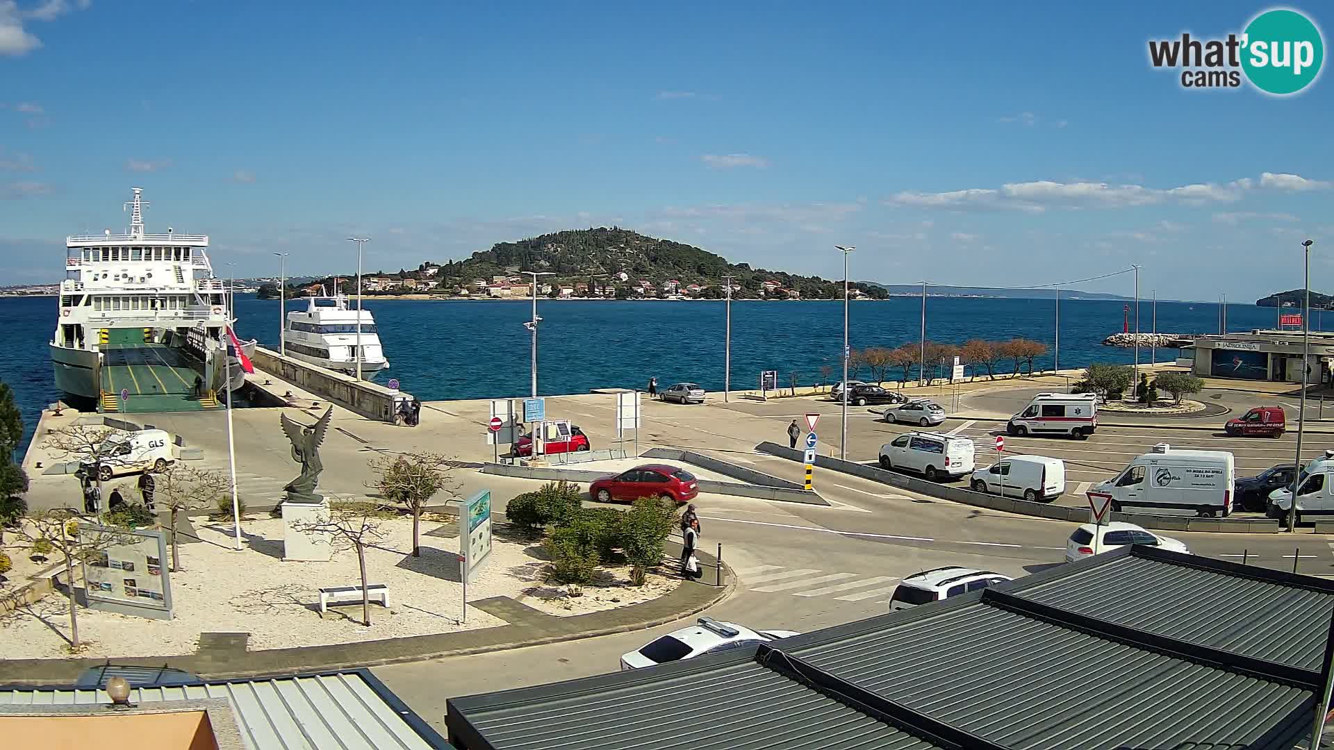 Webcam Ugljan – Preko Ferry to Zadar