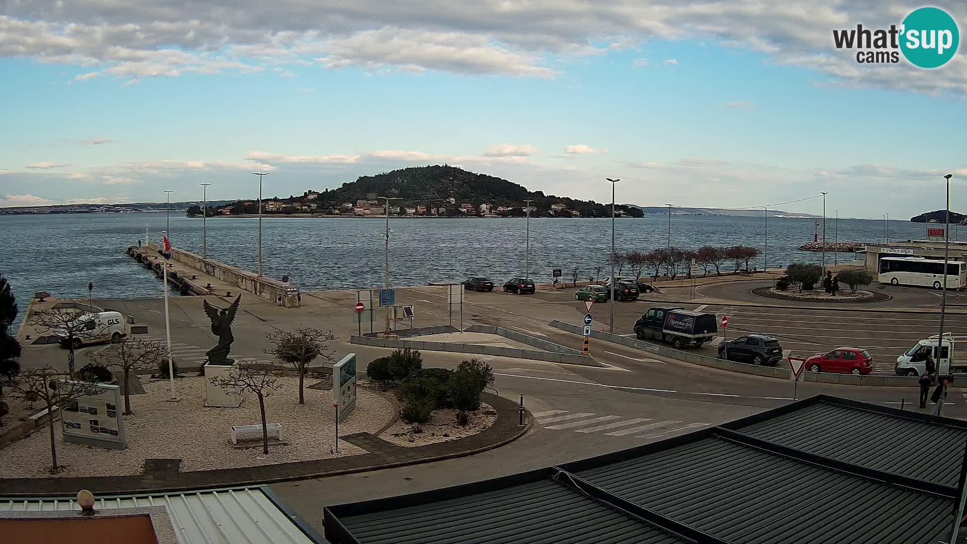 Spletna kamera Ugljan – trajekt Preko – Zadar