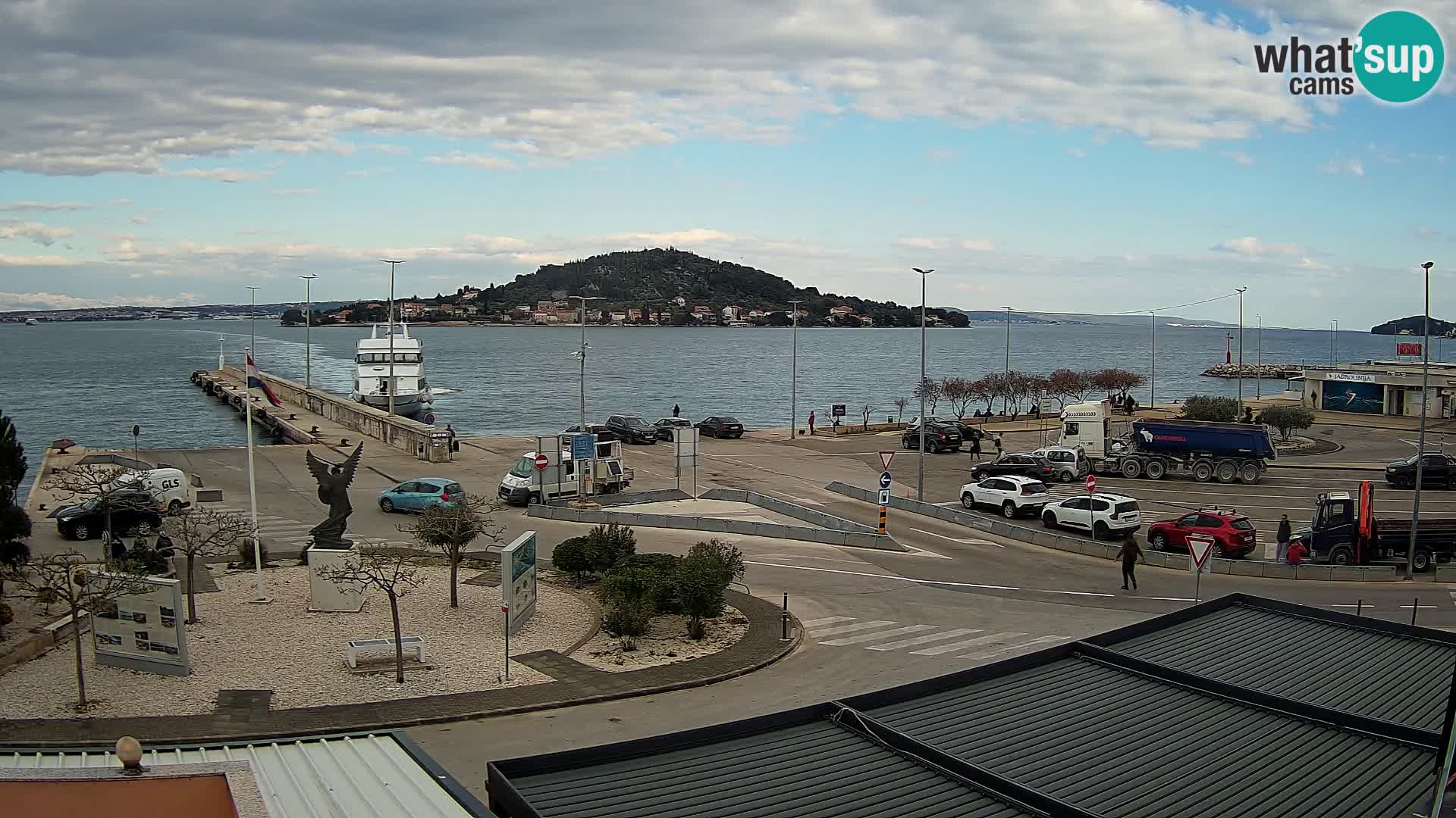 Webcam Ugljan – Preko Ferry to Zadar