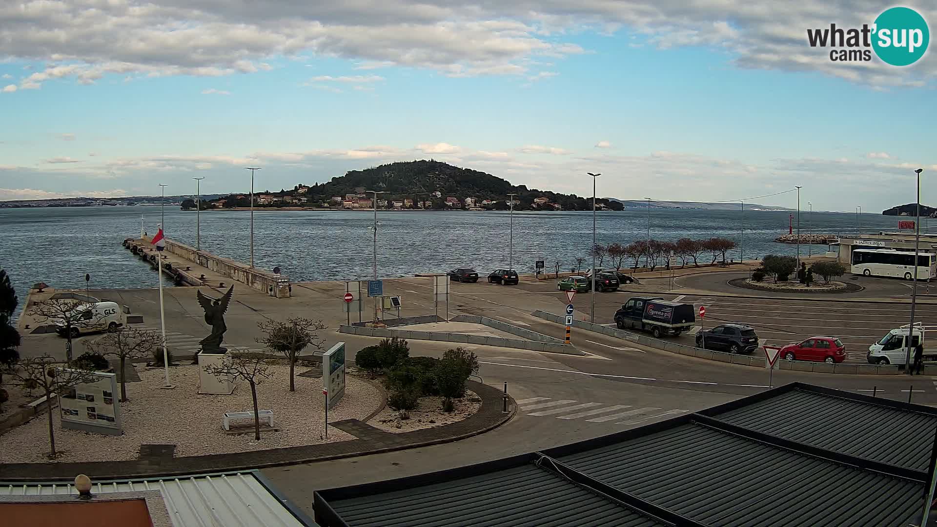 Webcam Ugljan – Preko Ferry to Zadar
