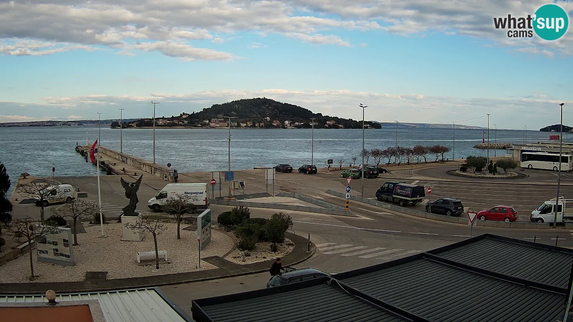 Spletna kamera Ugljan – trajekt Preko – Zadar