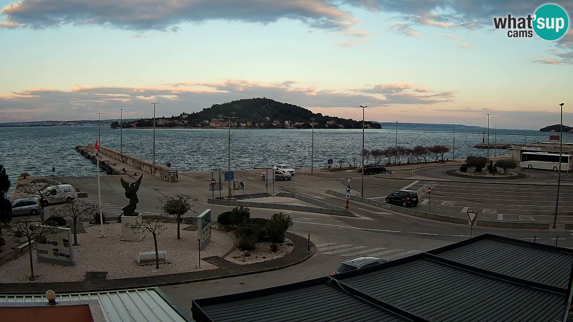 Web kamera Ugljan – Preko trajekt za Zadar