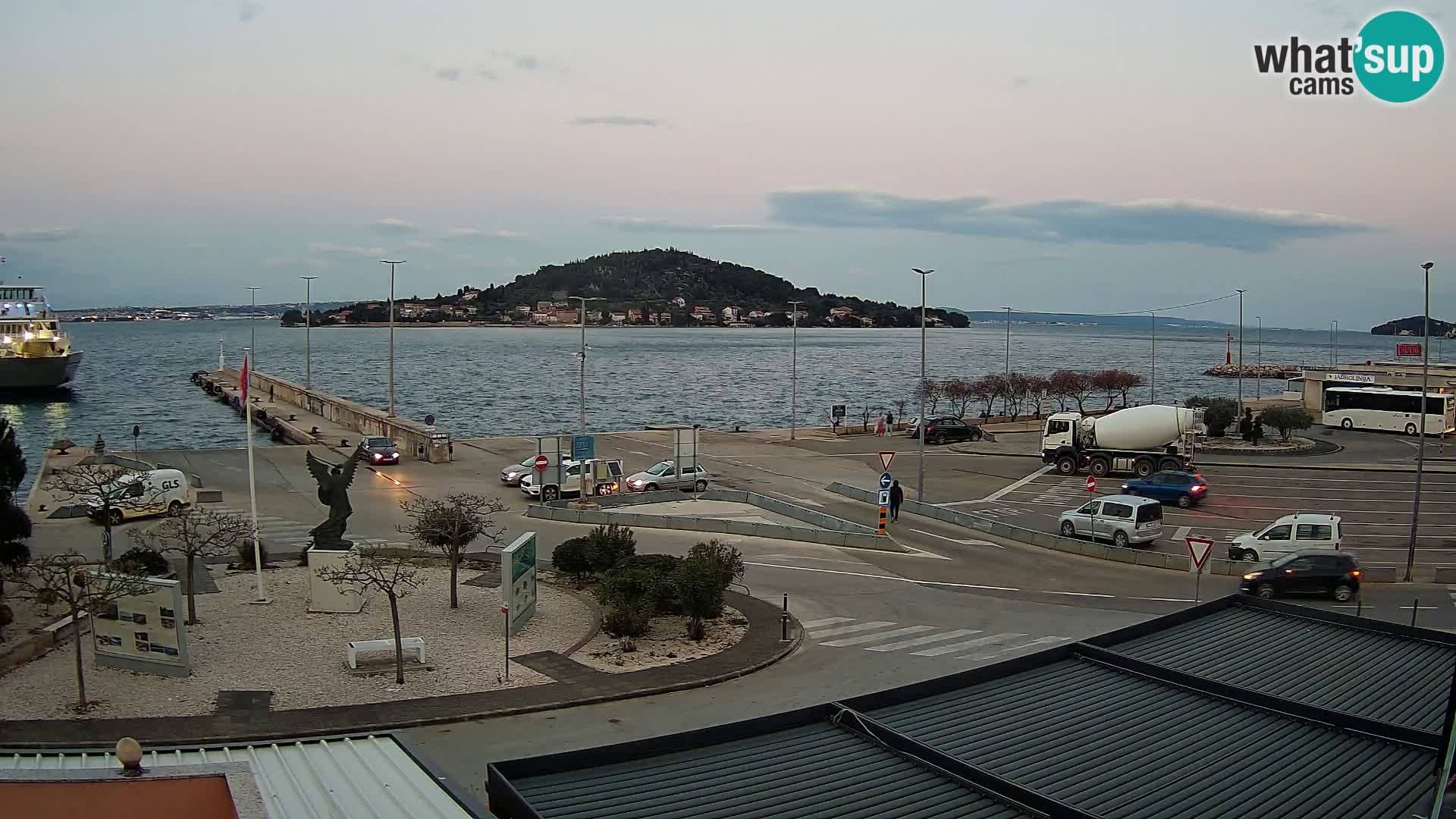 Webcam Ugljan – Preko Ferry to Zadar