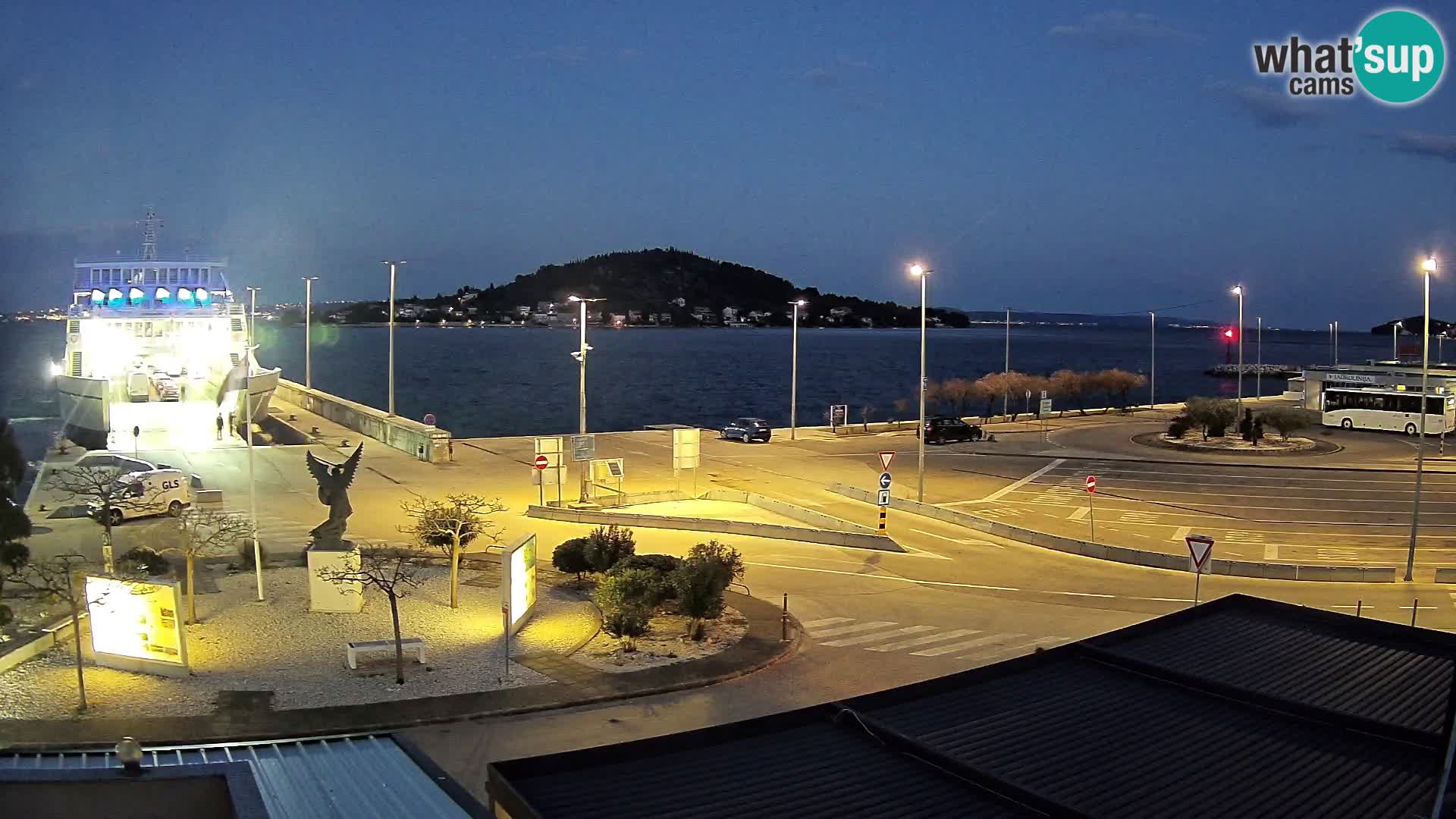 Spletna kamera Ugljan – trajekt Preko – Zadar