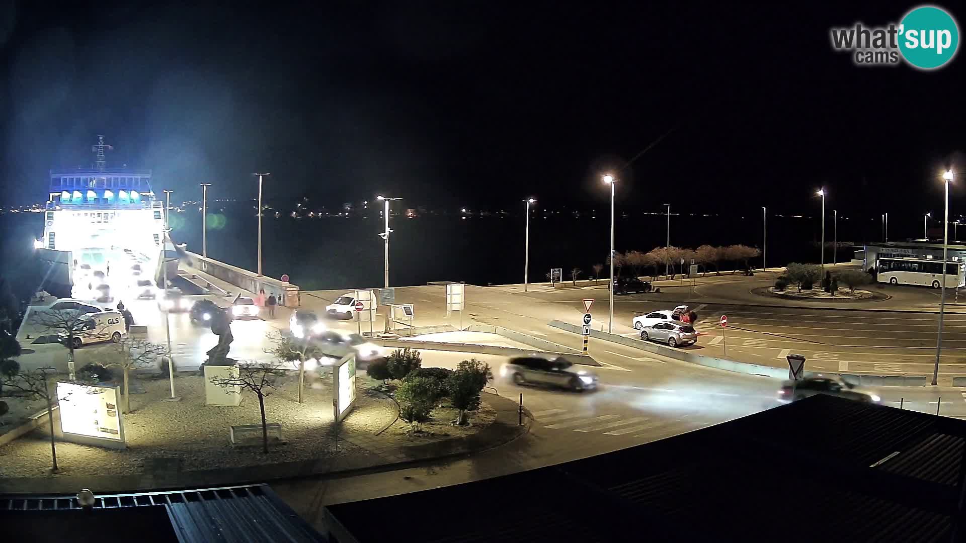 Webcam Ugliano – terminal traghetto da Preko a Zara