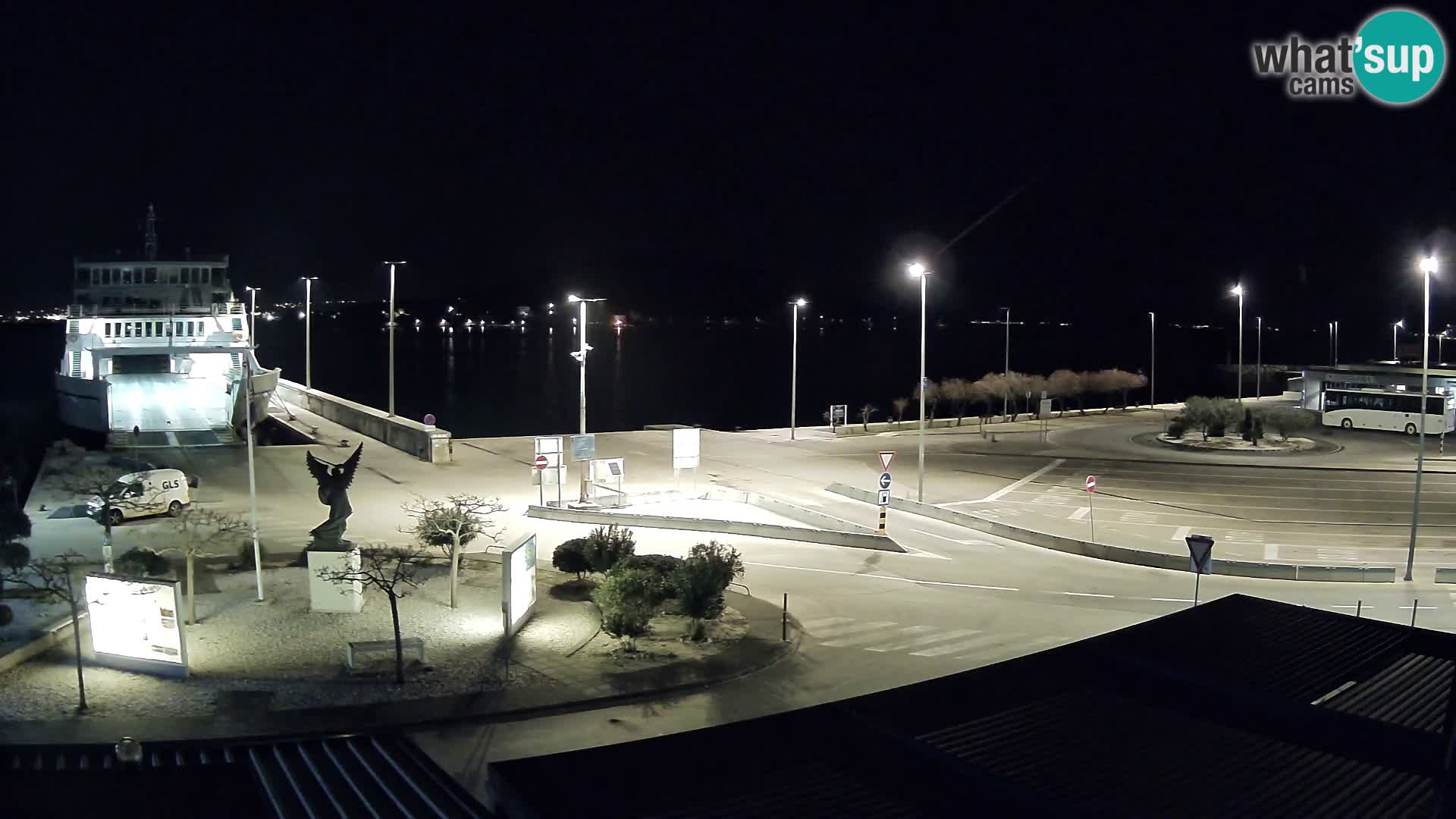 Web kamera Ugljan – Preko trajekt za Zadar