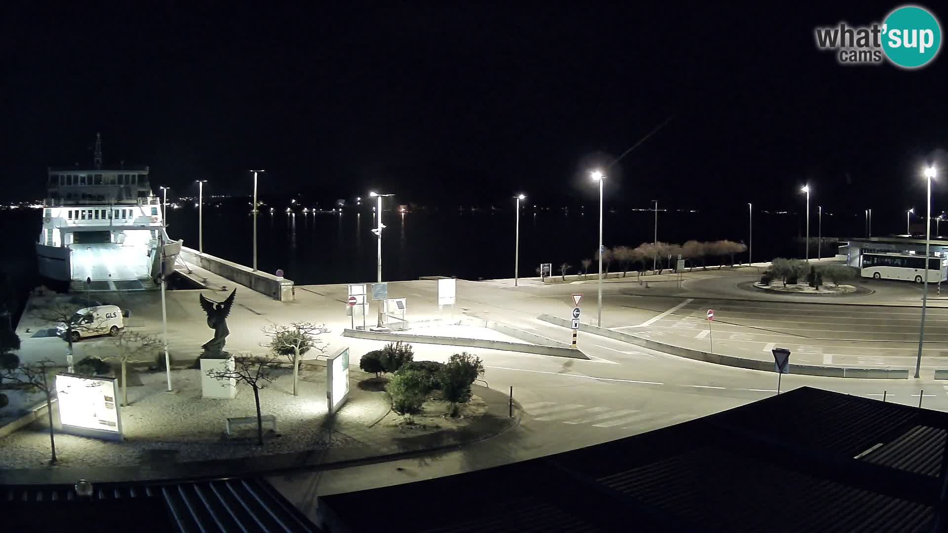 Webcam Ugliano – terminal traghetto da Preko a Zara