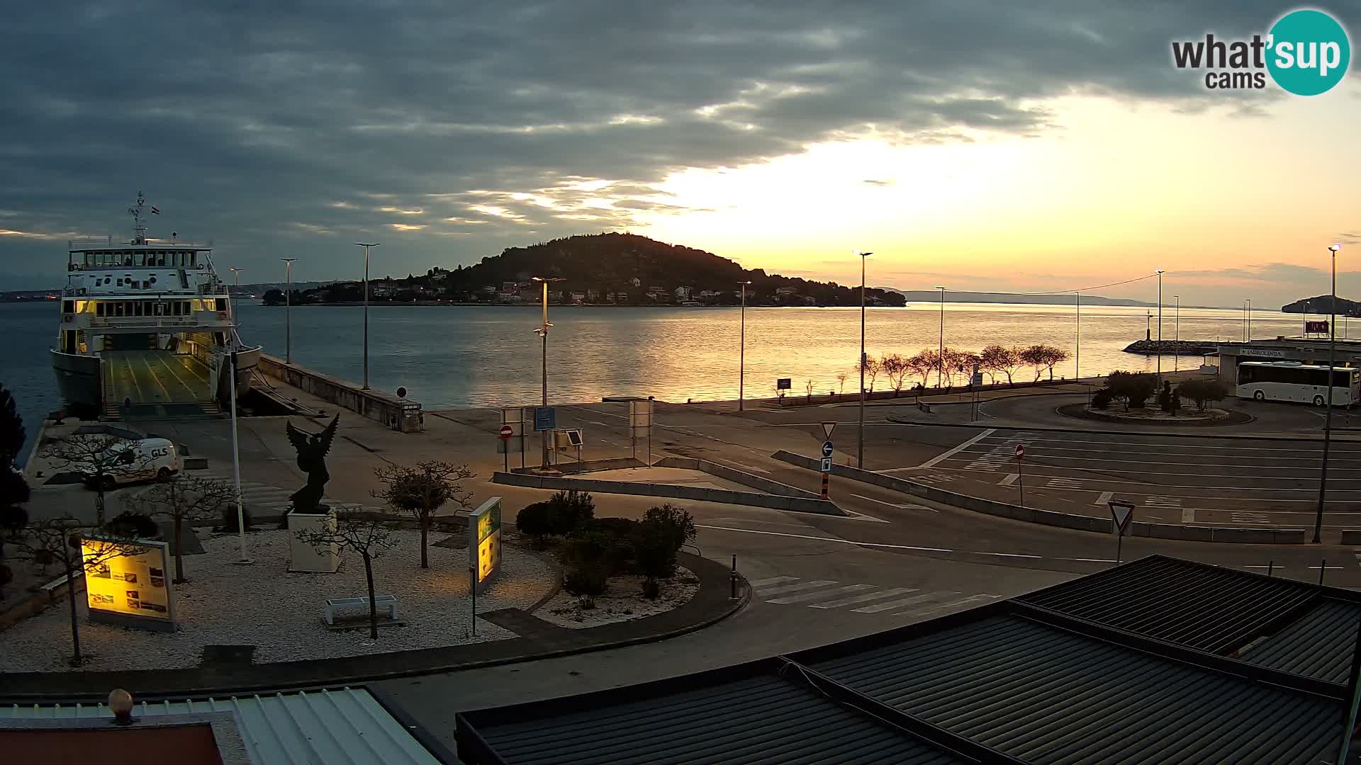 Webcam Ugliano – terminal traghetto da Preko a Zara