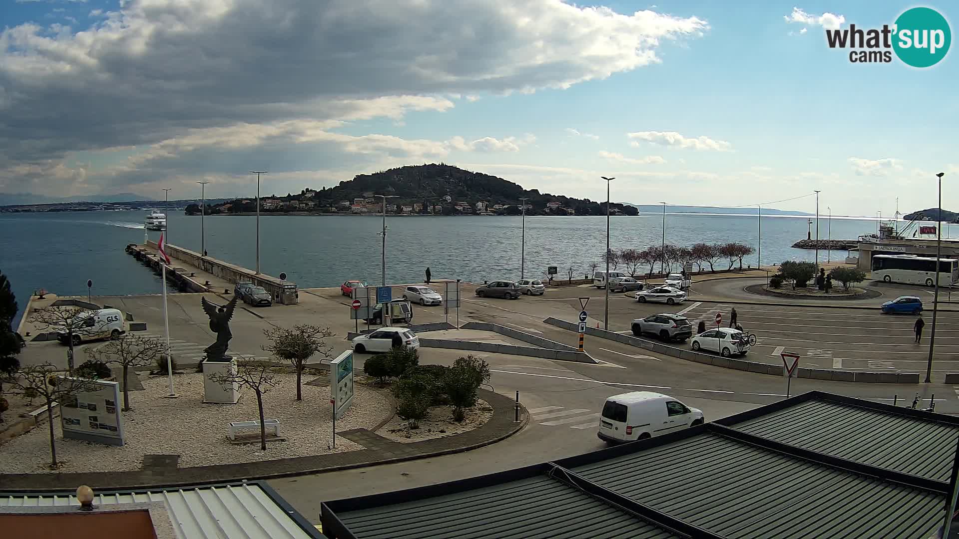 Webcam Ugliano – terminal traghetto da Preko a Zara