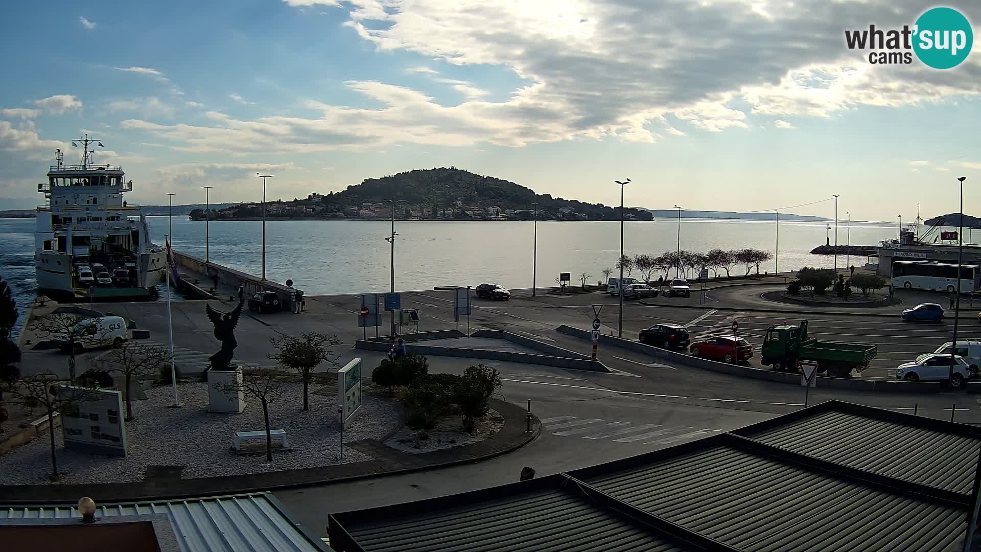 Webcam Ugliano – terminal traghetto da Preko a Zara