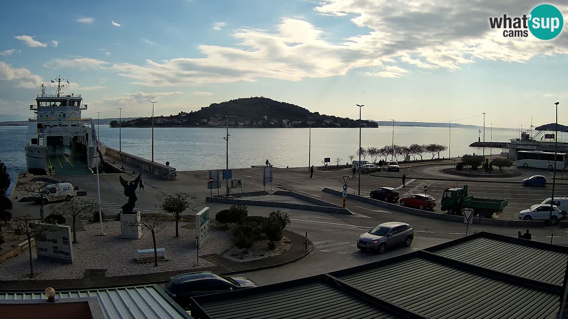 Webcam Ugliano – terminal traghetto da Preko a Zara