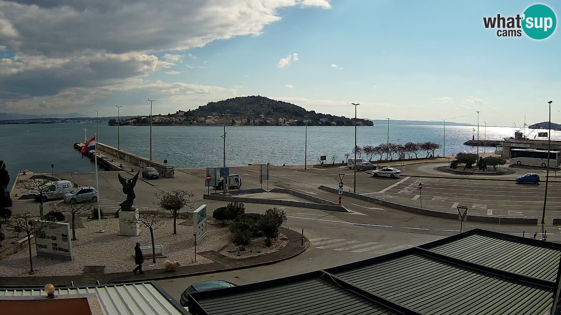 Spletna kamera Ugljan – trajekt Preko – Zadar