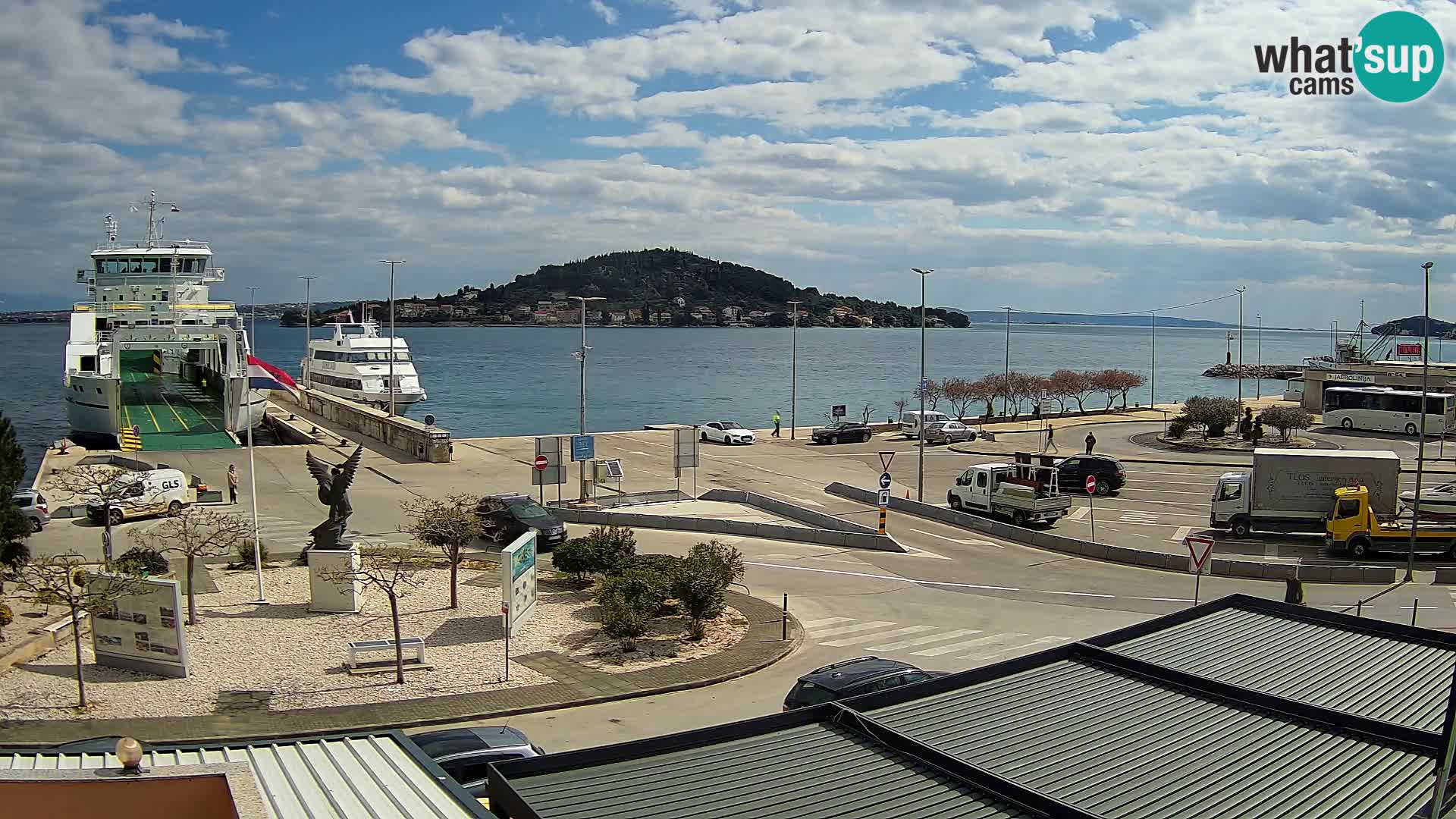 Webcam Ugljan – Preko Ferry to Zadar