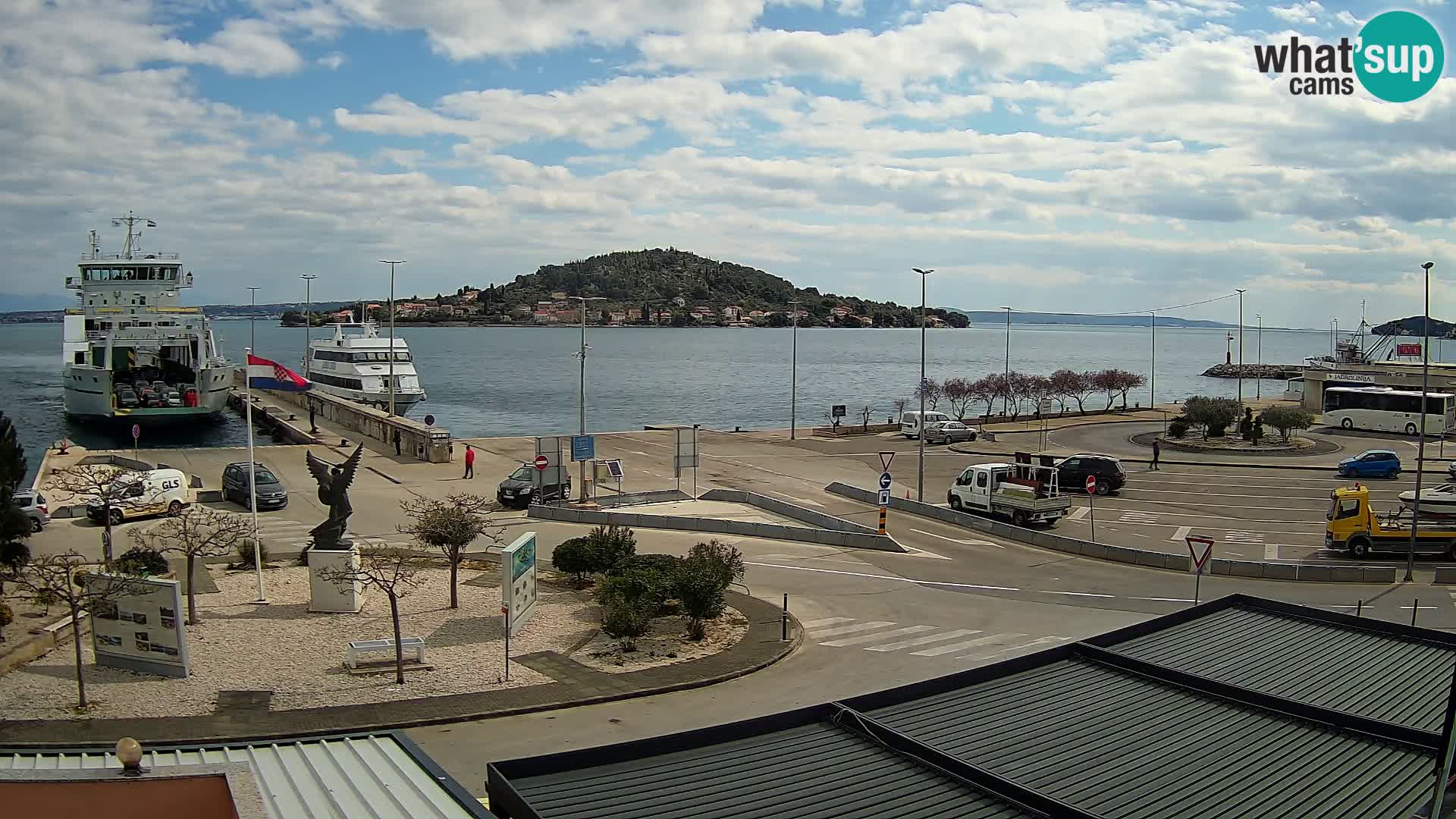 Webcam Ugliano – terminal traghetto da Preko a Zara