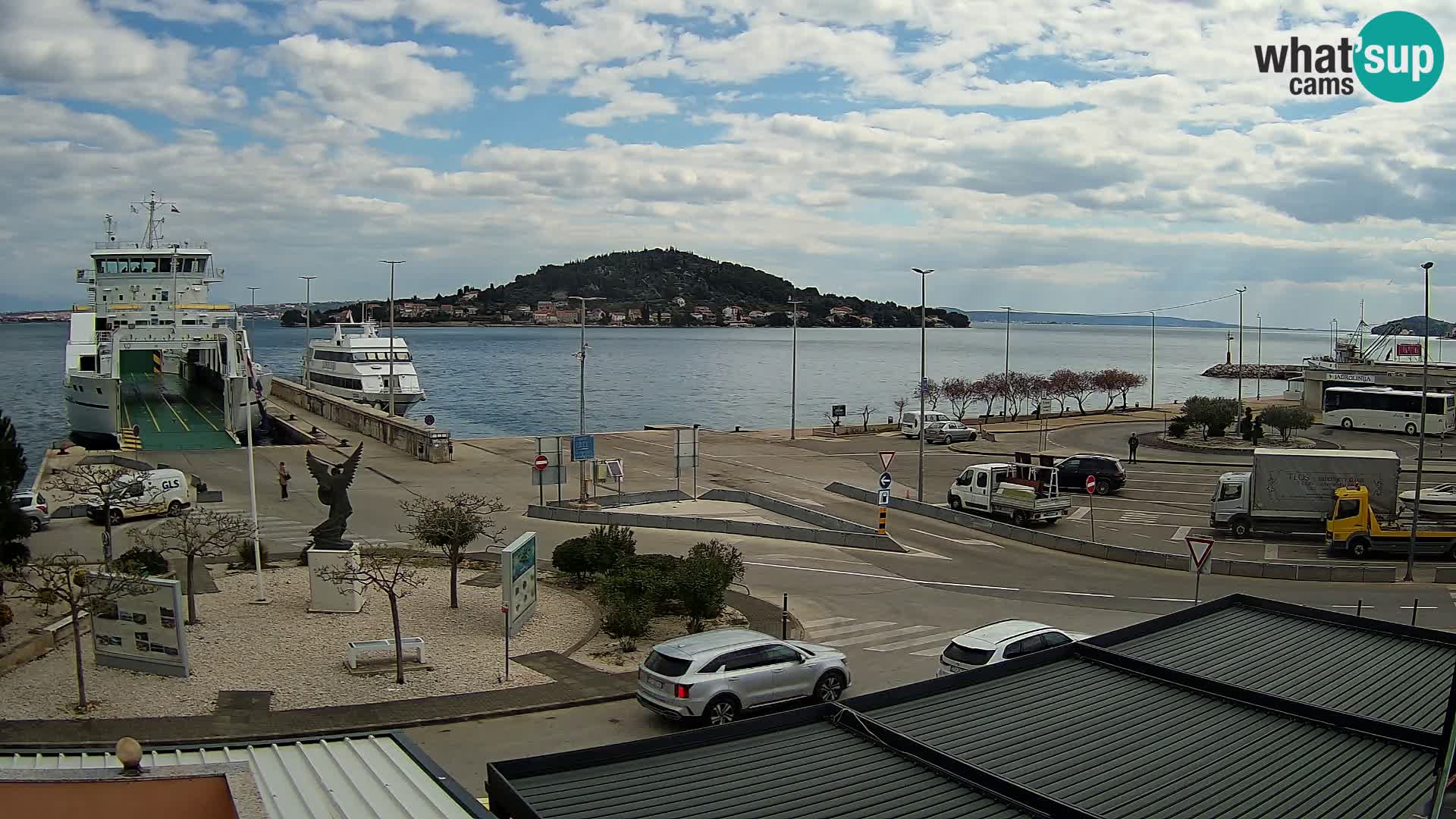 Webcam Ugljan – Preko Ferry to Zadar