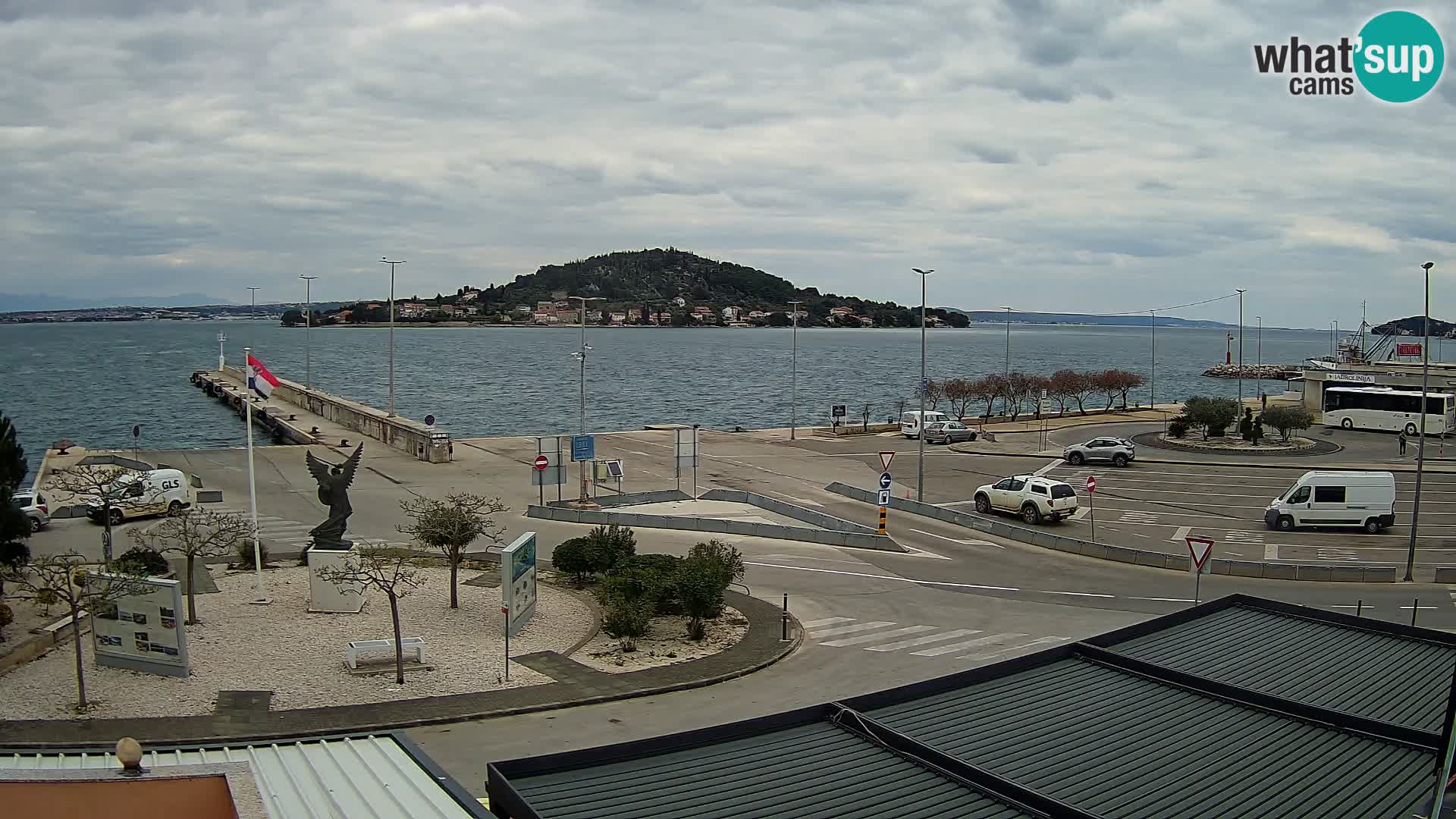 Spletna kamera Ugljan – trajekt Preko – Zadar