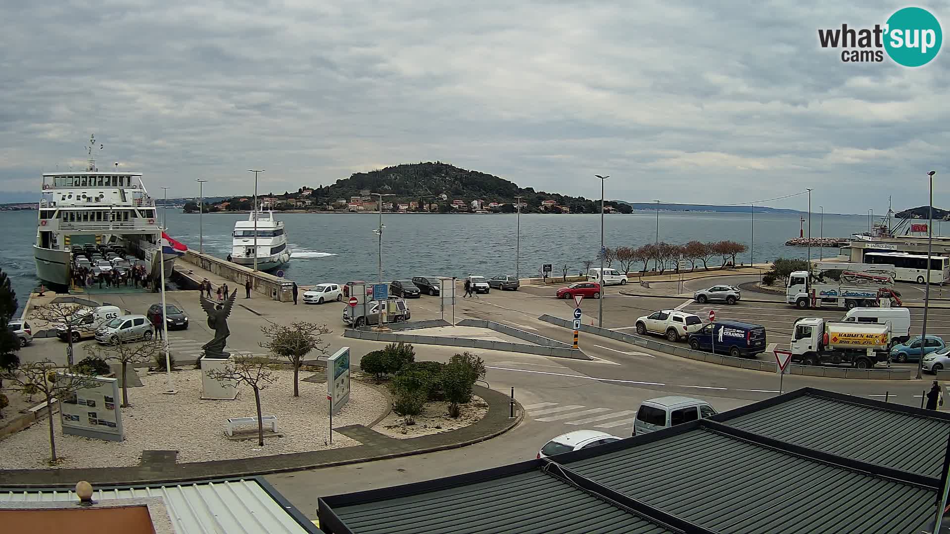 Webcam Ugljan – Preko Ferry to Zadar