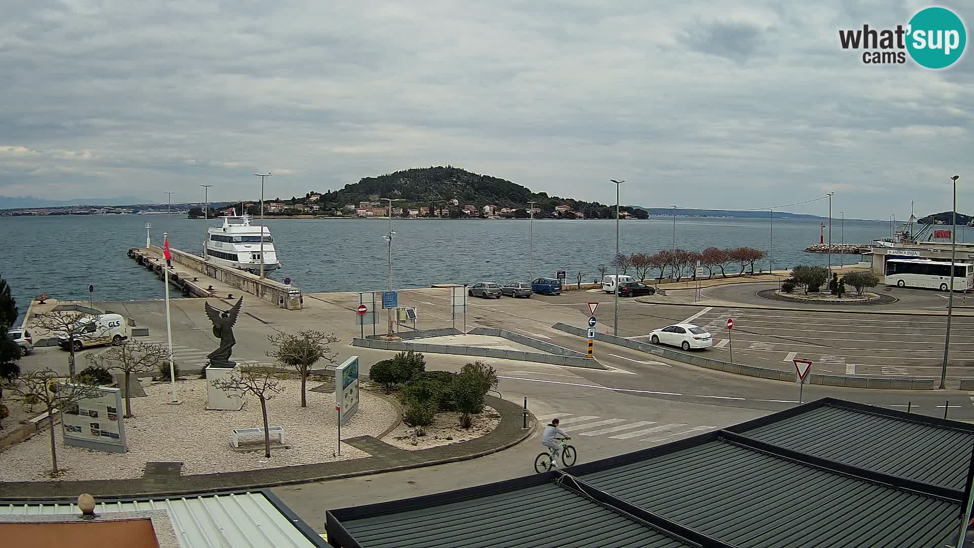 Web kamera Ugljan – Preko trajekt za Zadar