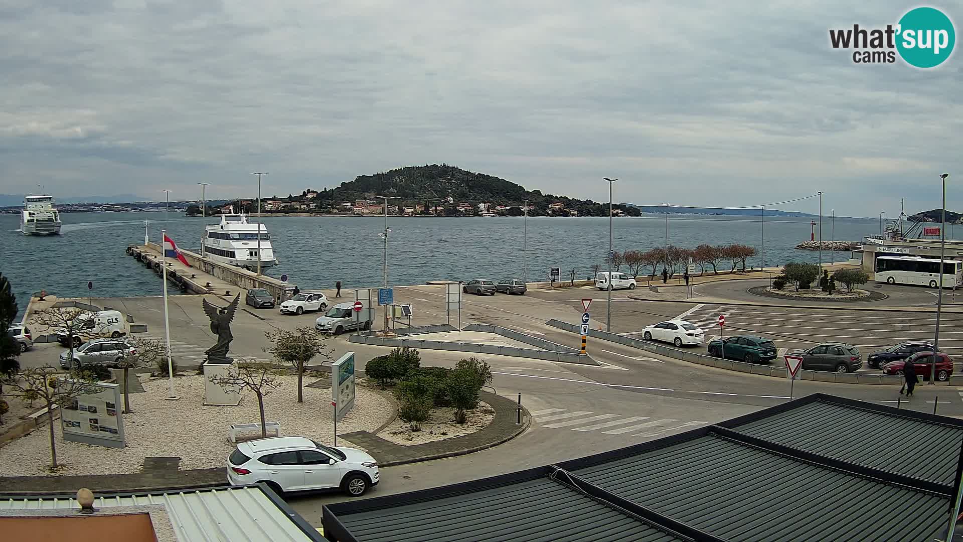 Webcam Ugljan – Preko Ferry to Zadar
