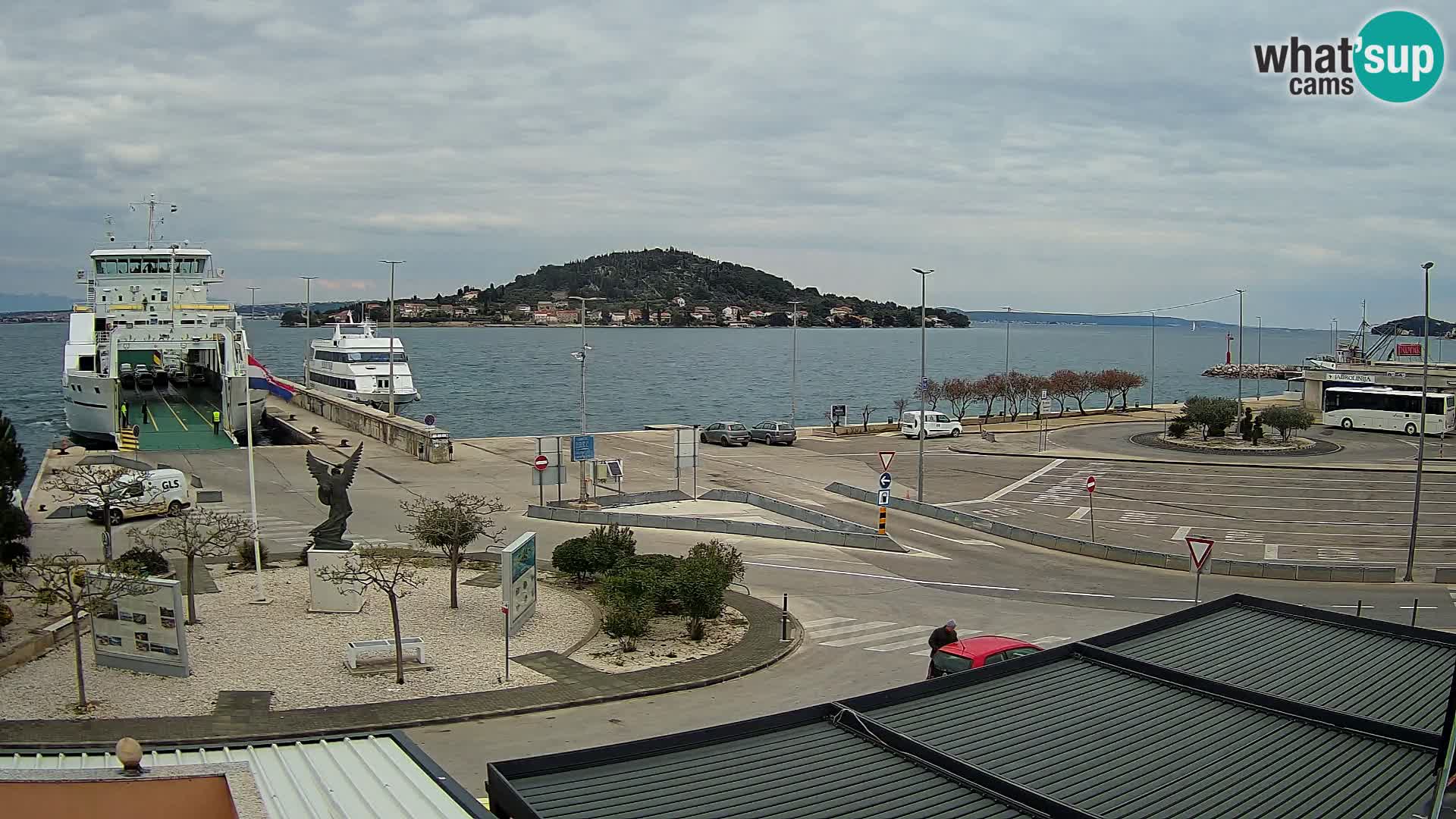 Webcam Ugljan – Preko Ferry to Zadar