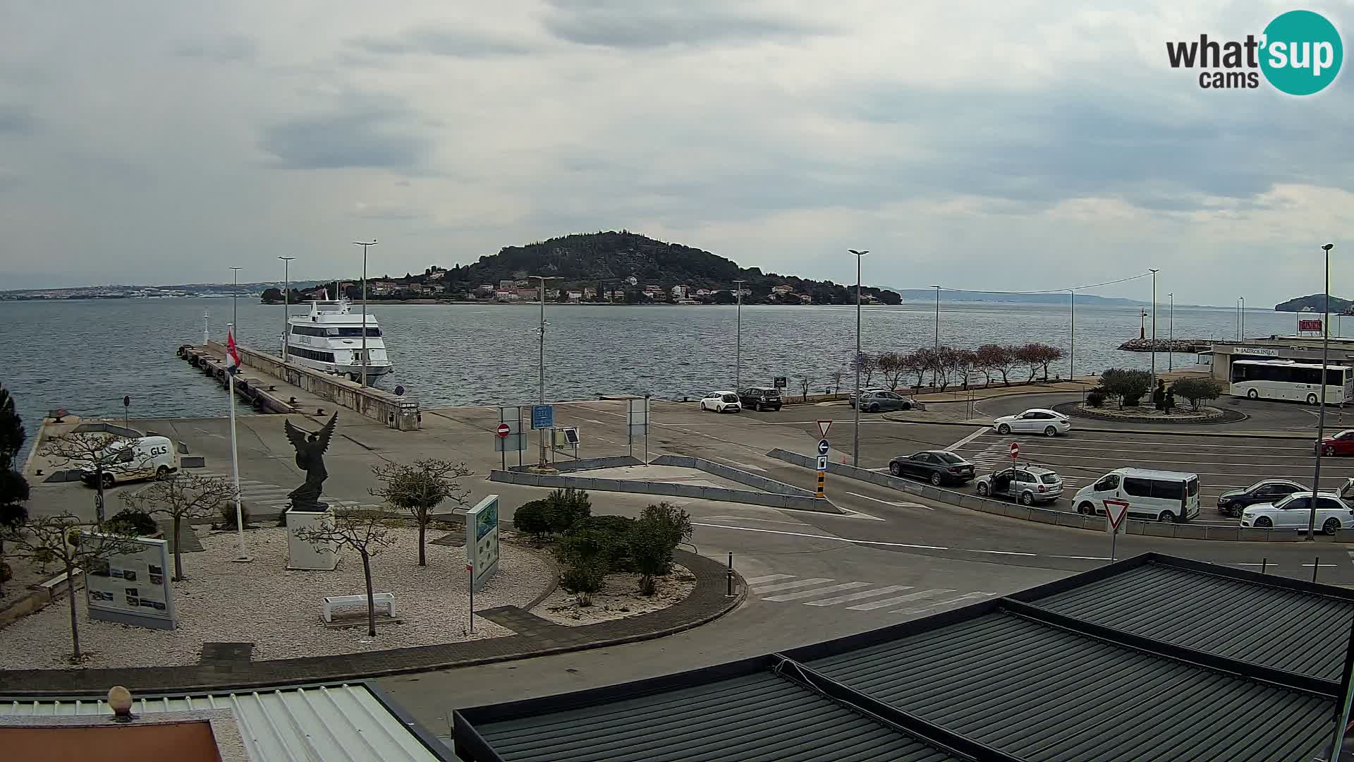 Web kamera Ugljan – Preko trajekt za Zadar