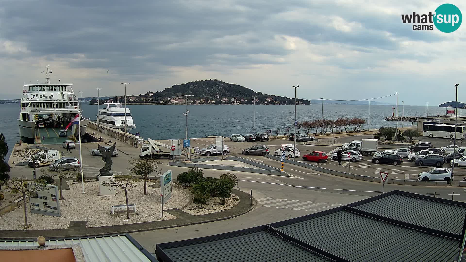Webcam Ugljan – Preko Ferry to Zadar