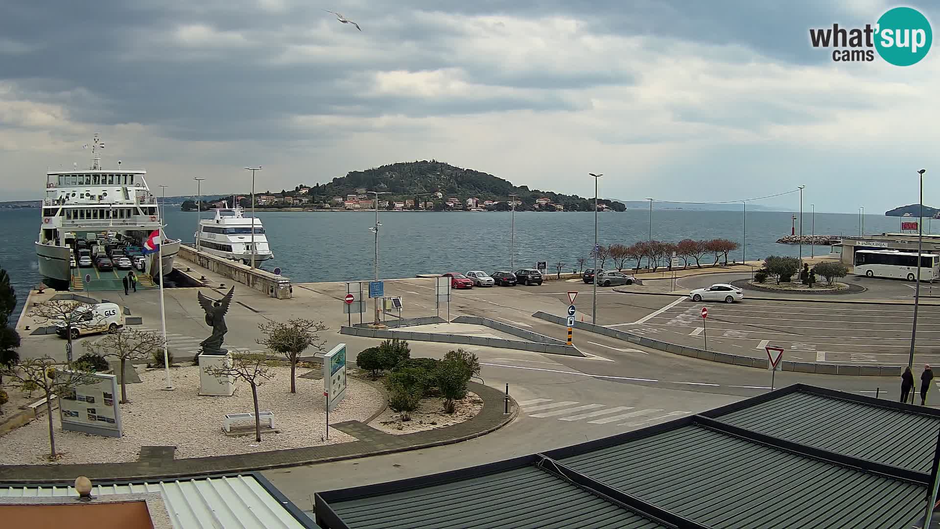 Webcam Ugljan – Preko Ferry to Zadar
