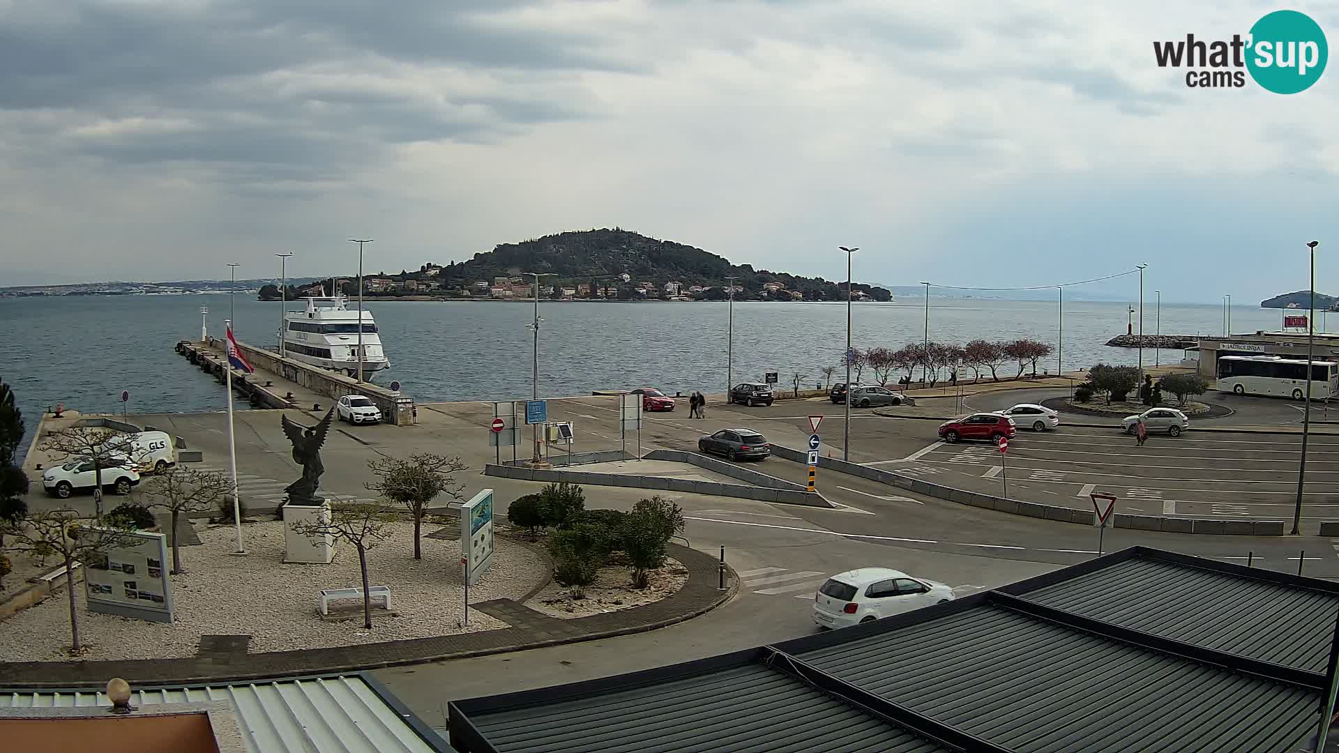 Webcam Ugljan – Preko Ferry to Zadar