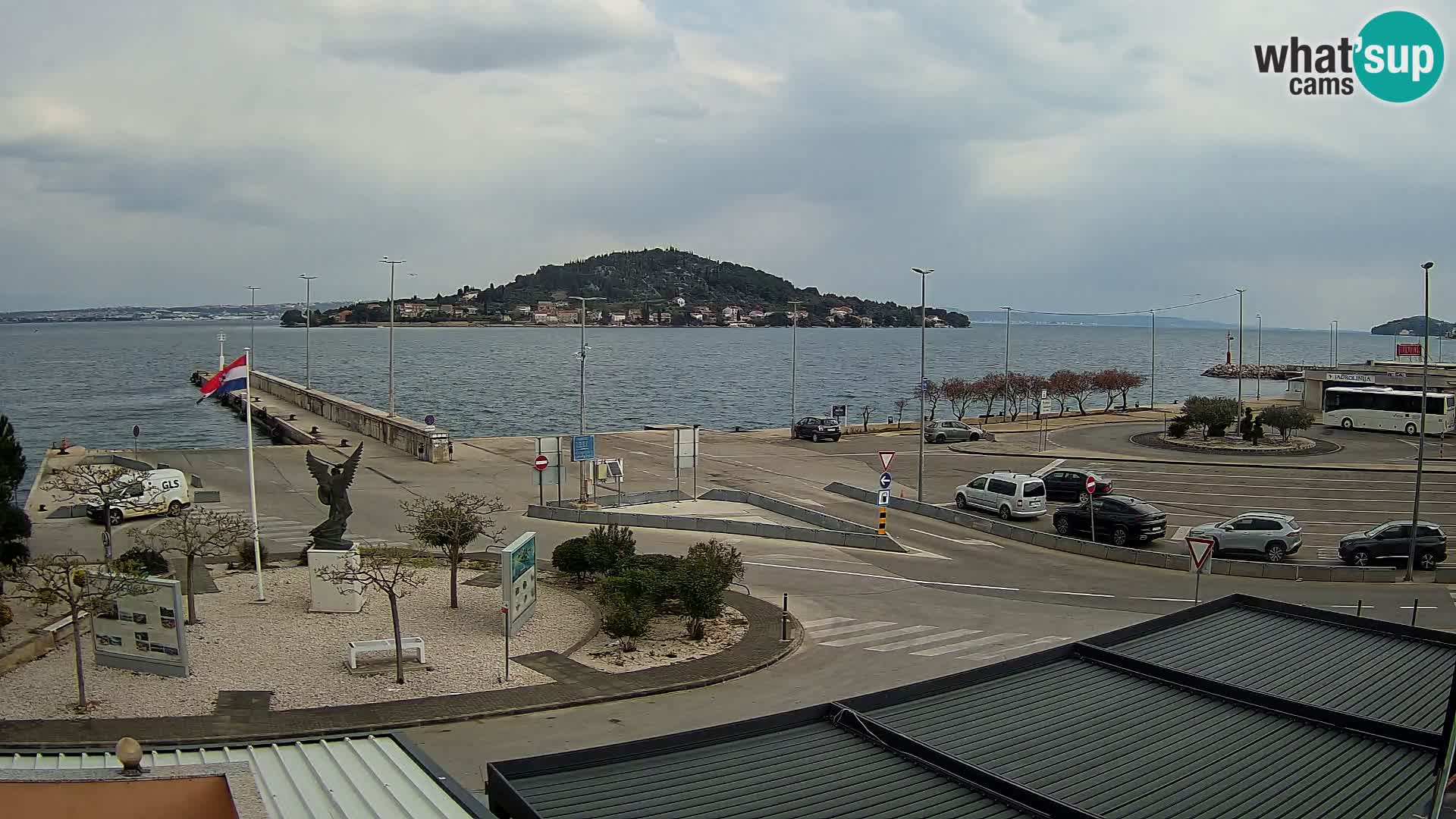 Web kamera Ugljan – Preko trajekt za Zadar