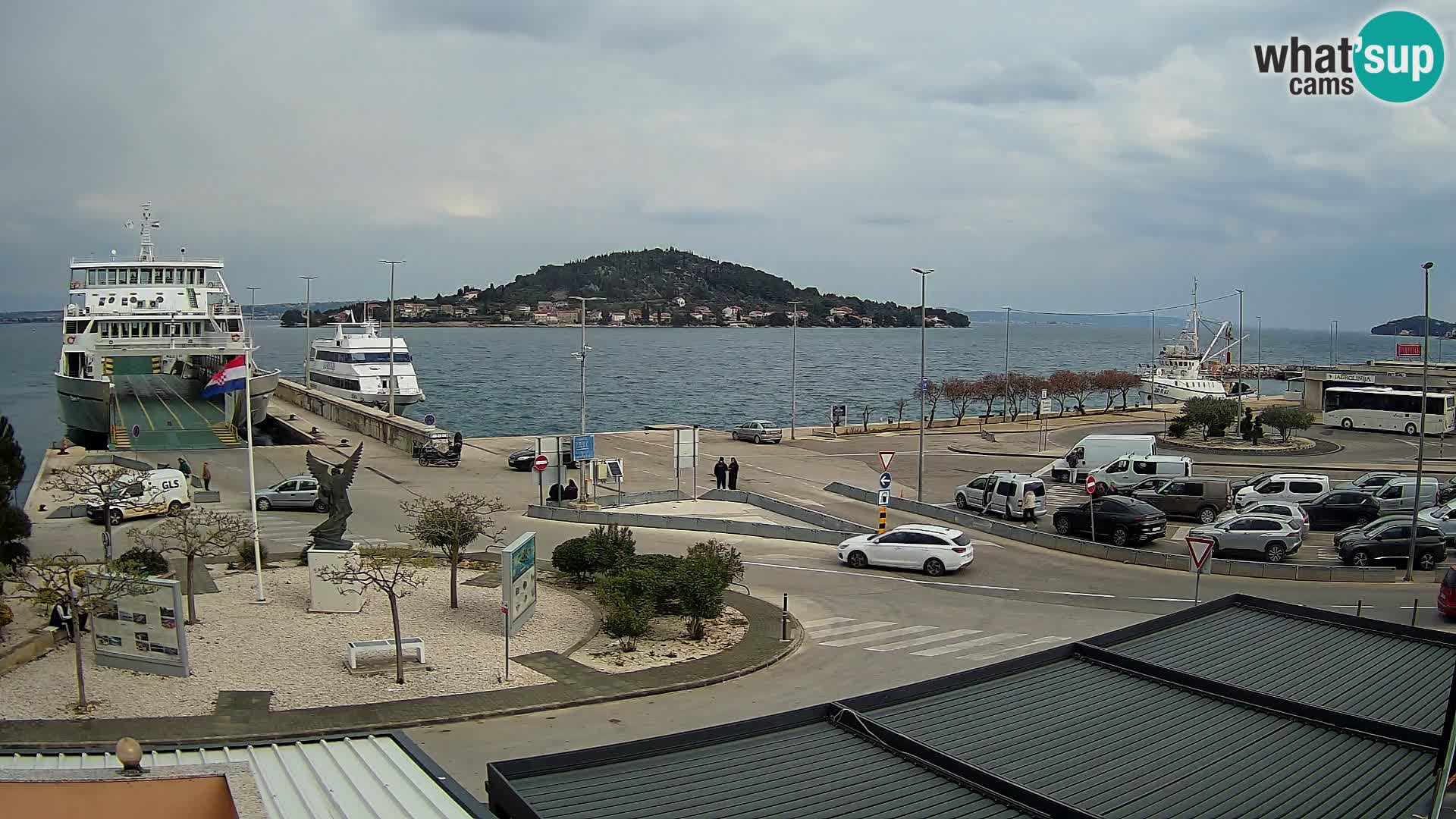 Webcam Ugljan – Preko Ferry to Zadar