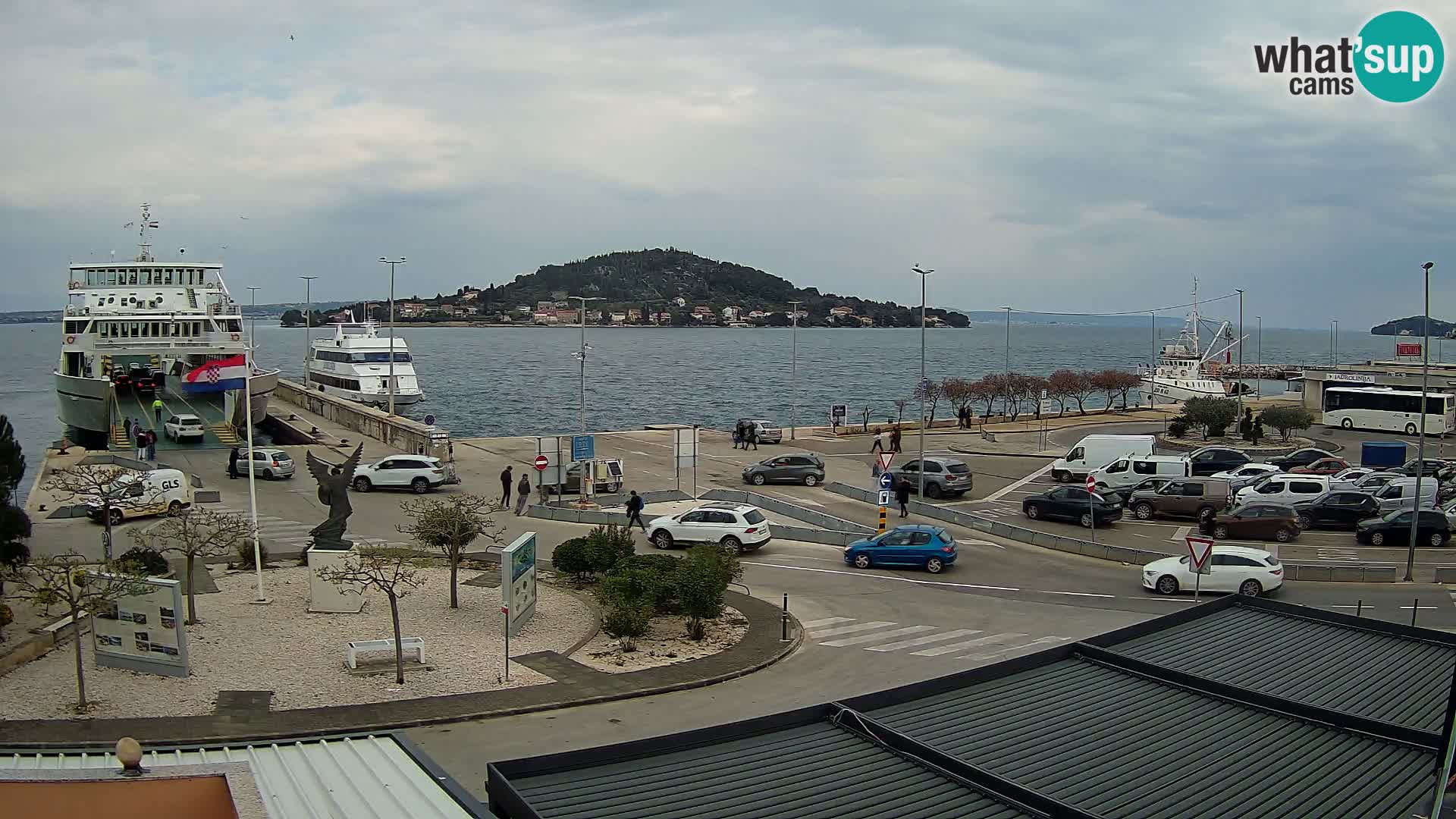 Webcam Ugljan – Preko Ferry to Zadar