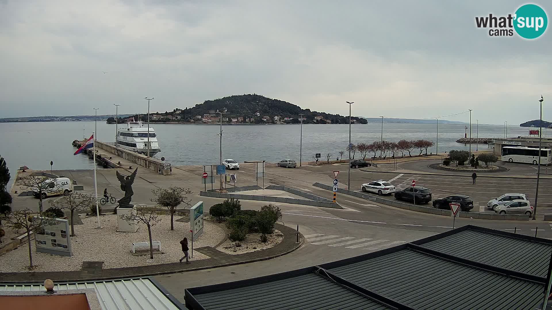 Webcam Ugliano – terminal traghetto da Preko a Zara