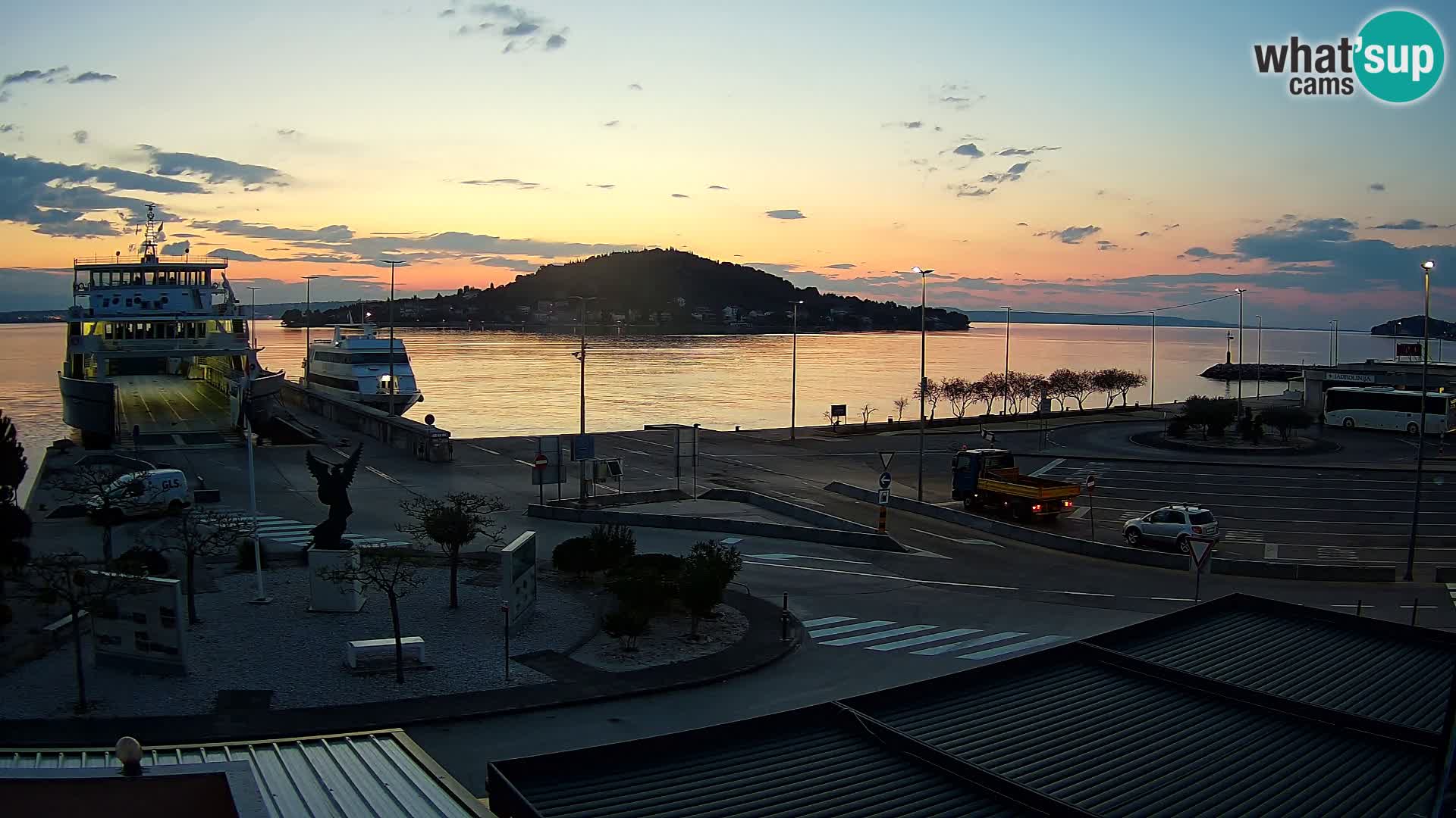 Web kamera Ugljan – Preko trajekt za Zadar