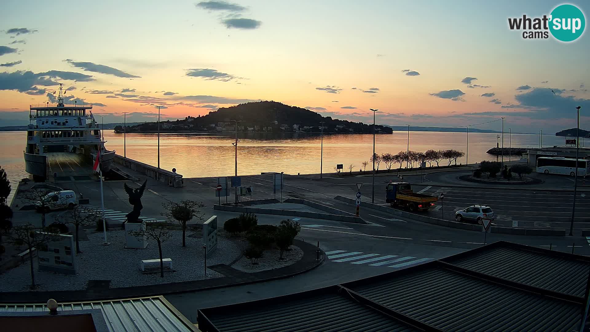 Webcam Ugljan – Preko Ferry to Zadar