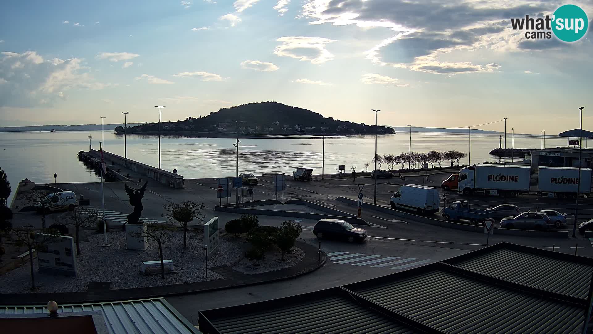 Web kamera Ugljan – Preko trajekt za Zadar