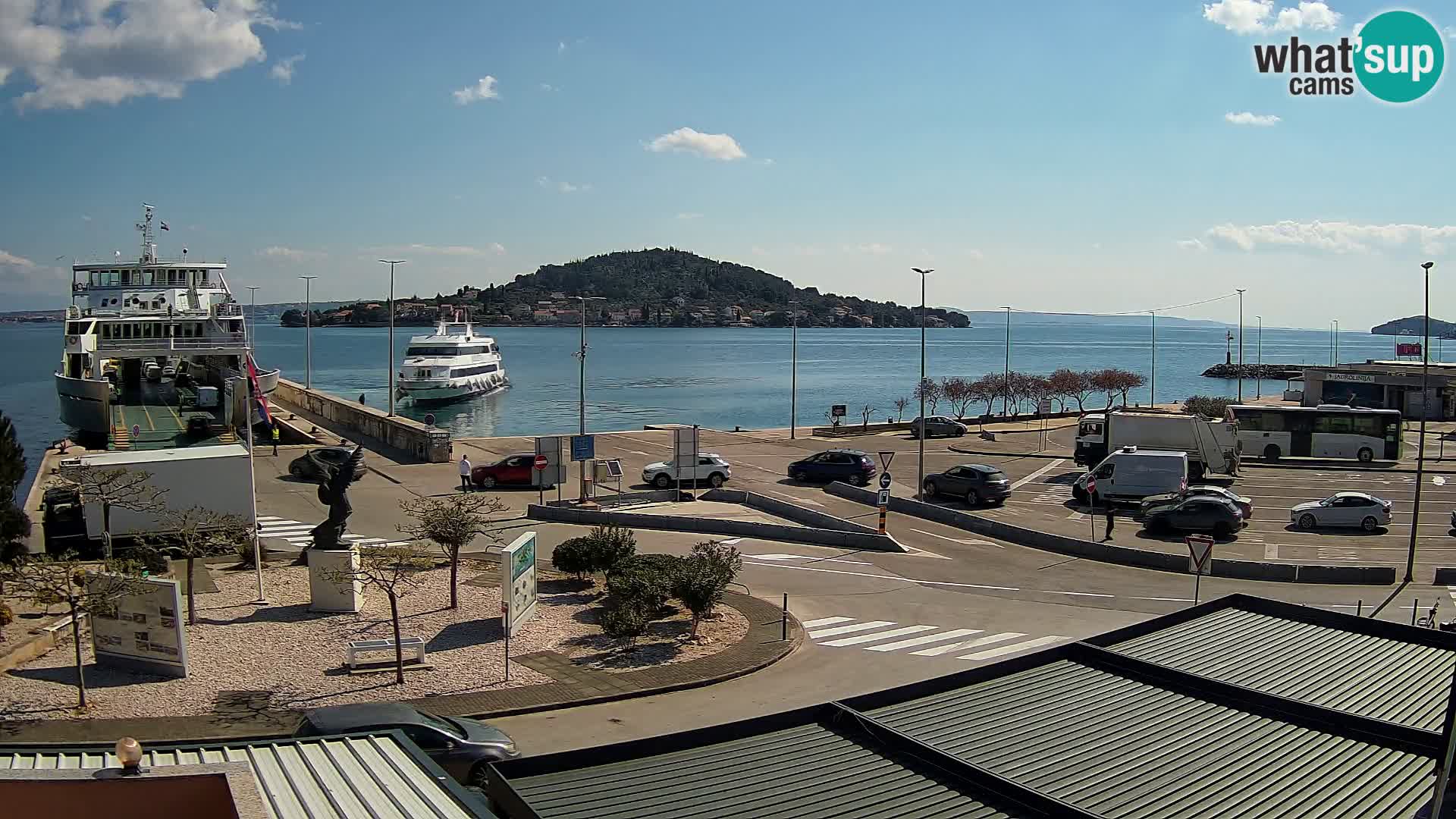 Web kamera Ugljan – Preko trajekt za Zadar