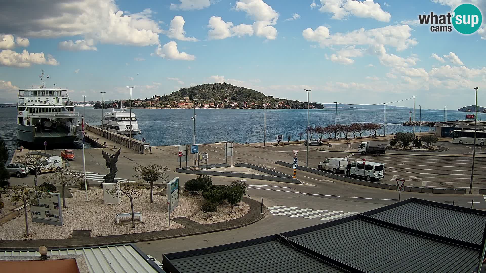 Web kamera Ugljan – Preko trajekt za Zadar