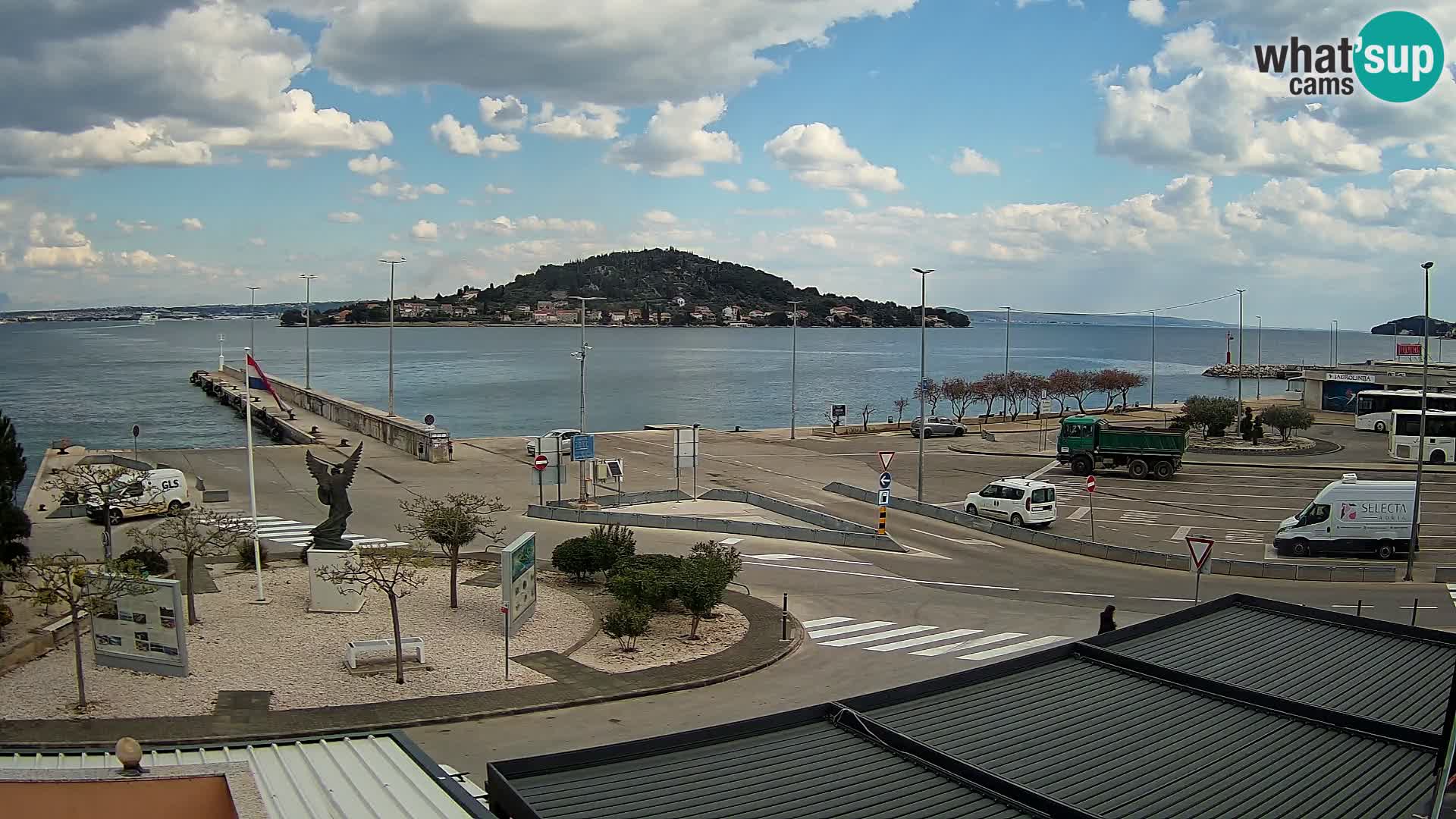 Webcam Ugliano – terminal traghetto da Preko a Zara