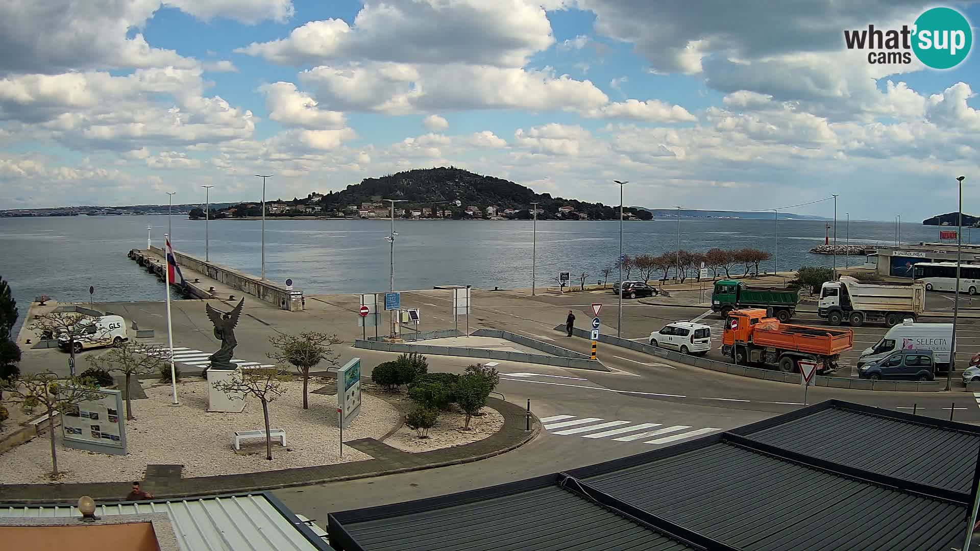 Web kamera Ugljan – Preko trajekt za Zadar