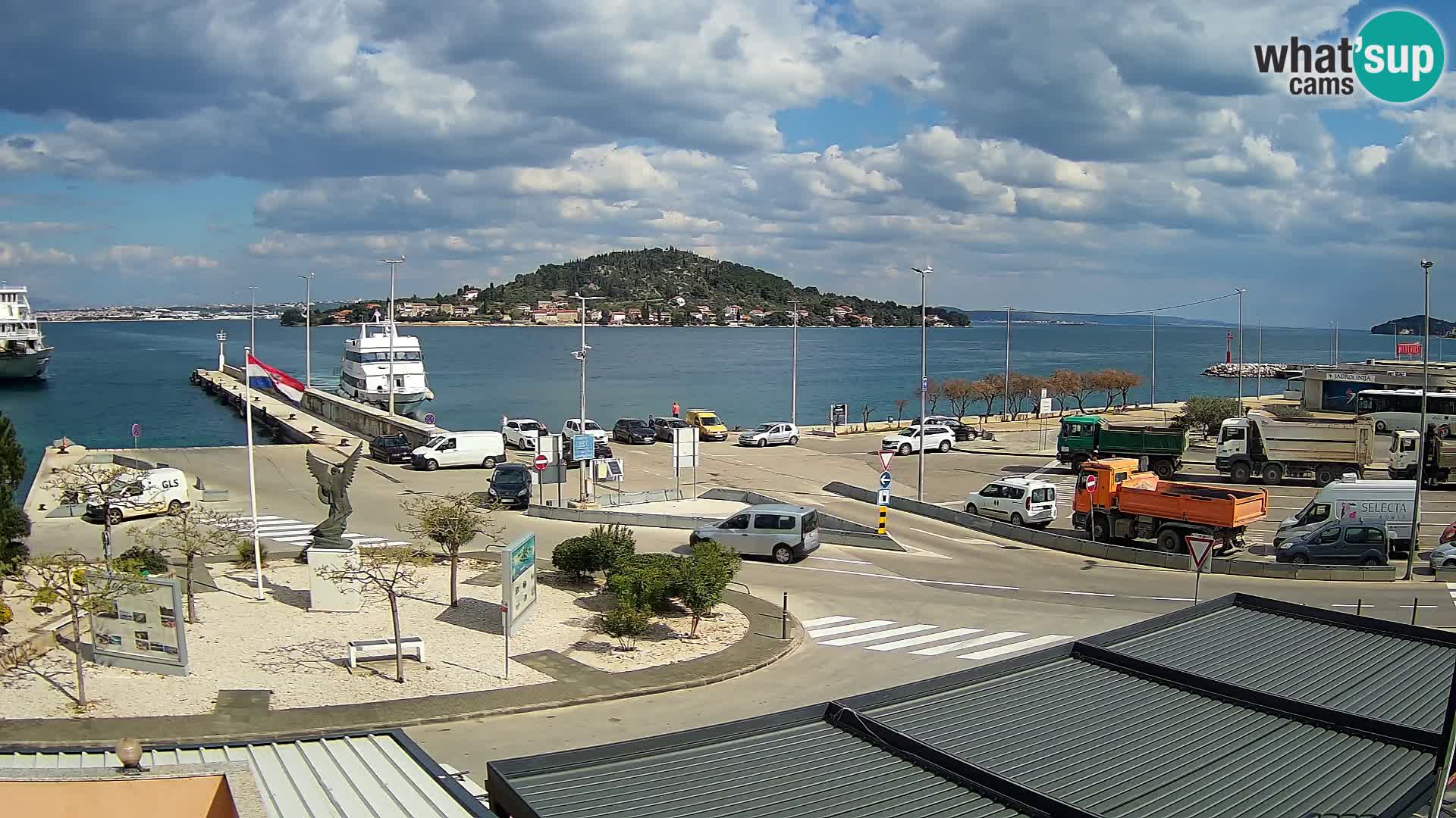 Webcam Ugliano – terminal traghetto da Preko a Zara