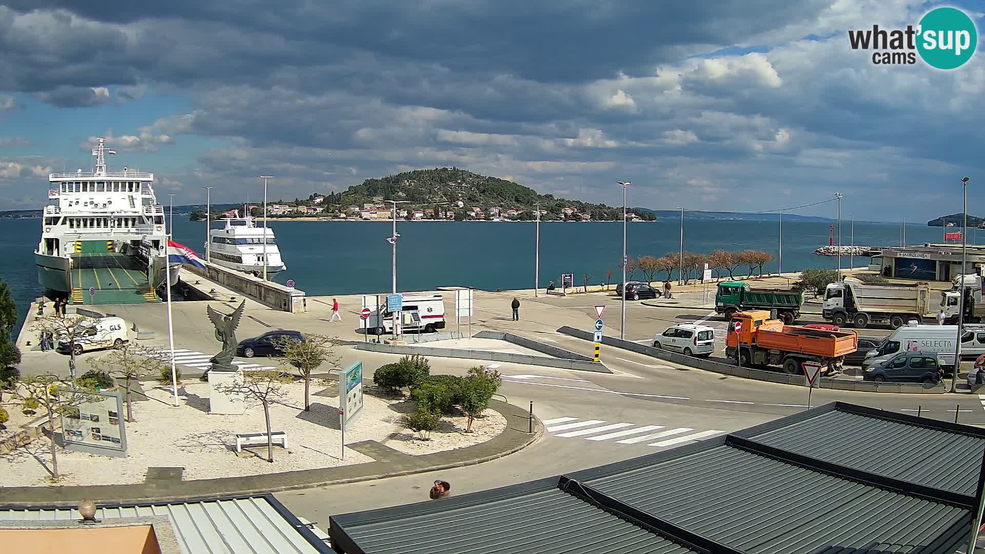 Web kamera Ugljan – Preko trajekt za Zadar