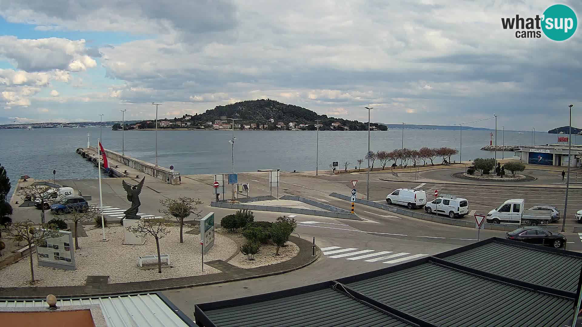 Web kamera Ugljan – Preko trajekt za Zadar