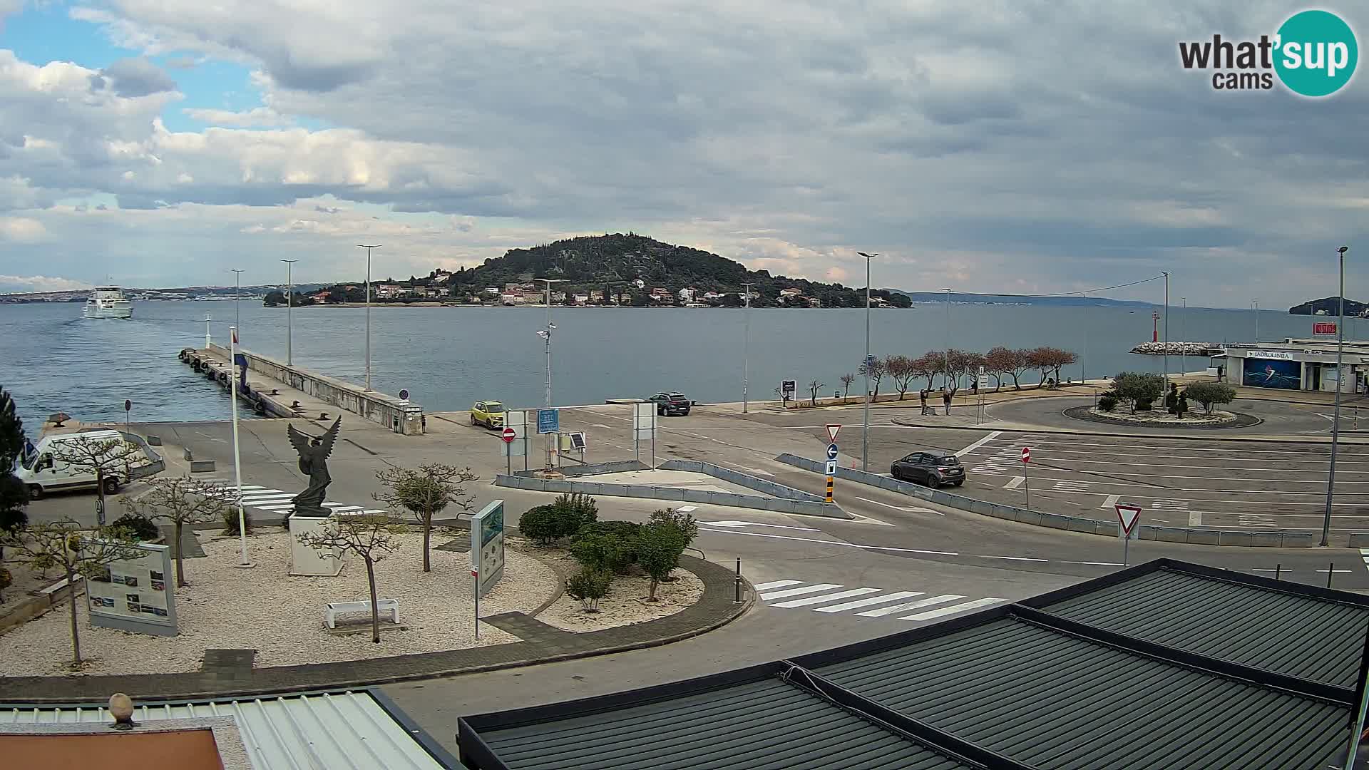 Webcam Ugljan – Preko Ferry to Zadar