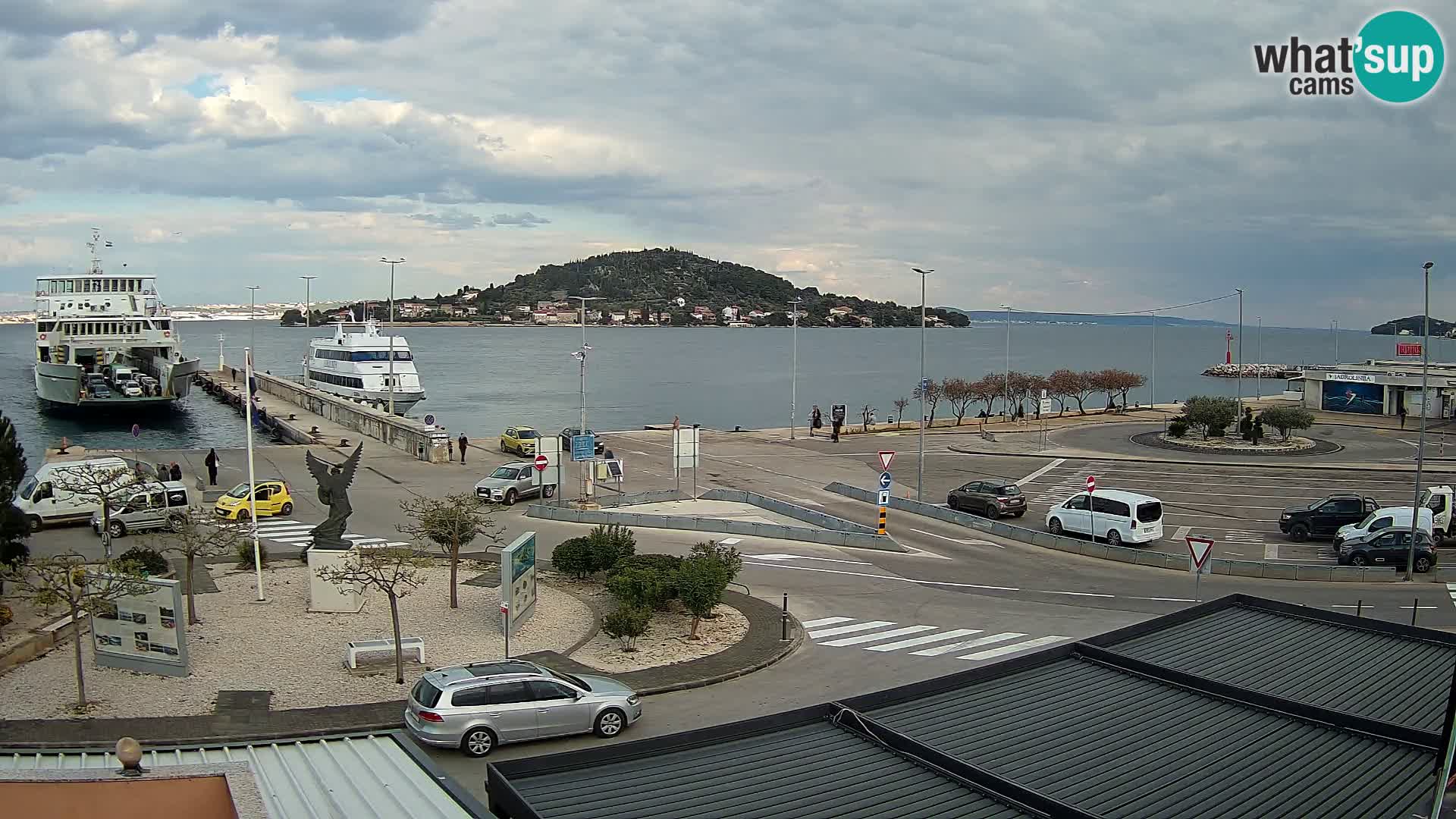Webcam Ugljan – Preko Ferry to Zadar